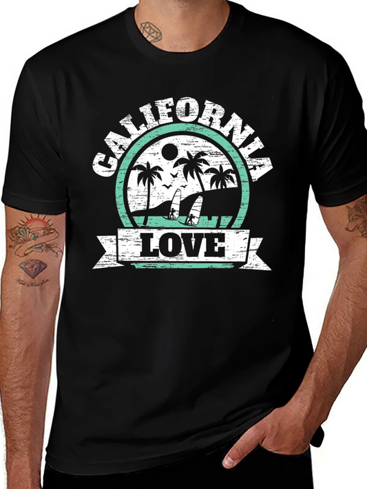 California Love Graphic Tee - Black T-Shirt
