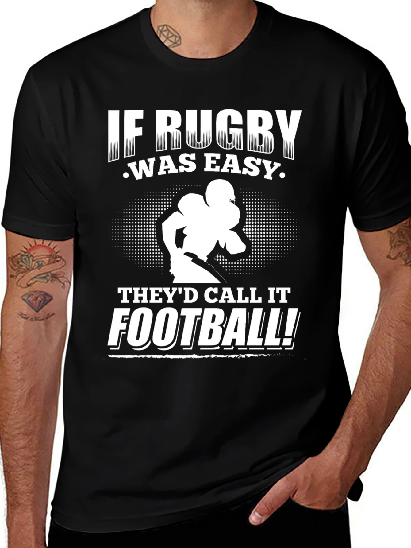 Rugby vs. Football T-Shirt