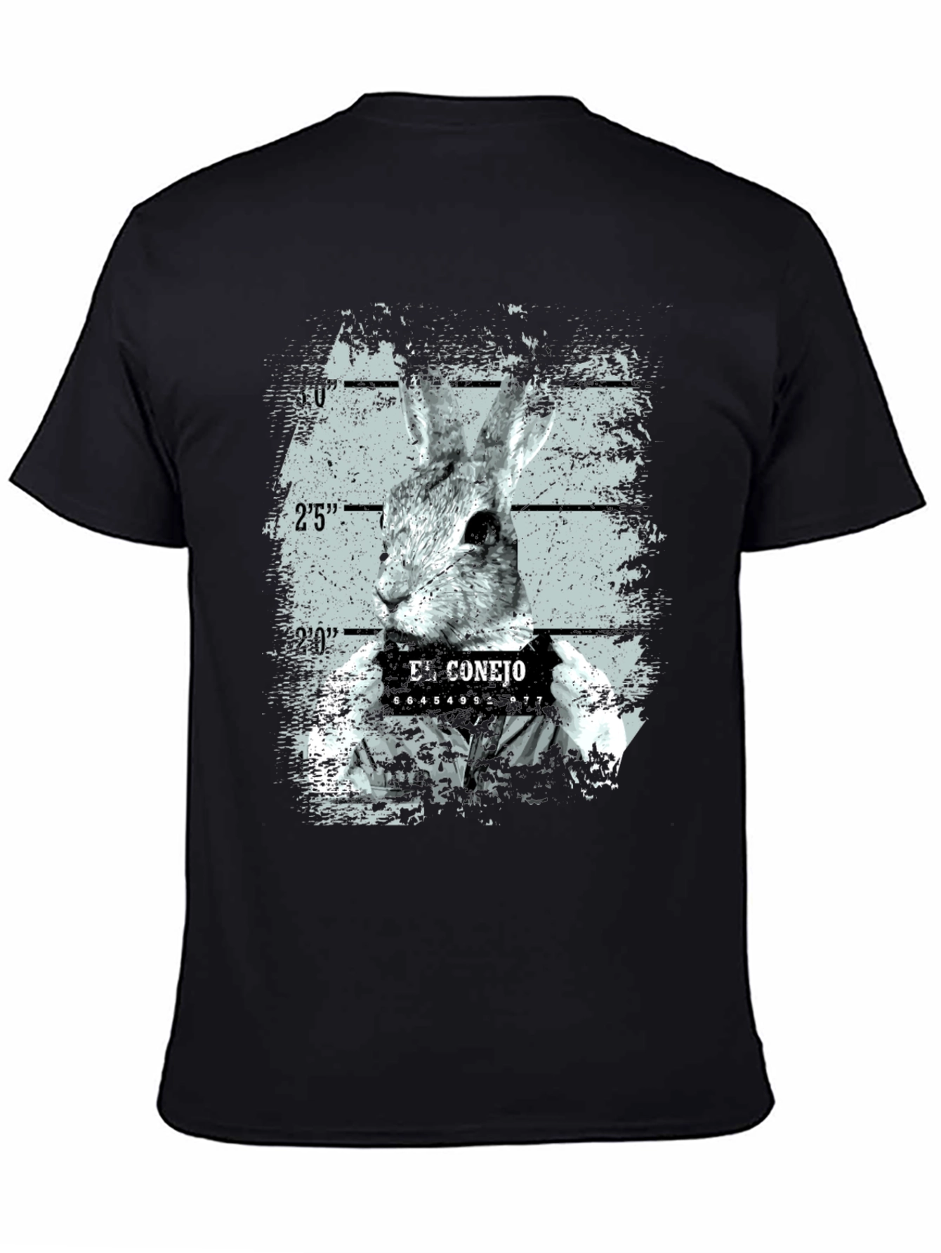 El Conejo Mugshot Tee - Funny Rabbit T-Shirt