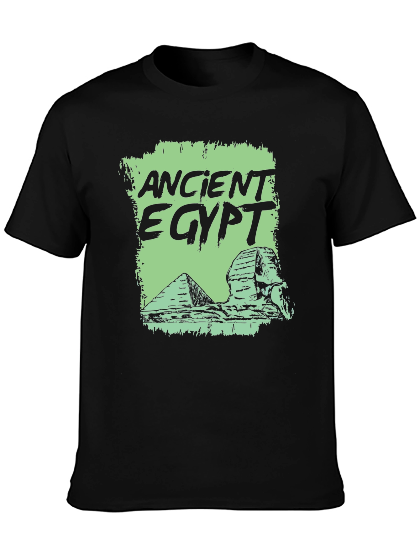 Ancient Egypt Tee - Pyramid & Sphinx Graphic T-Shirt