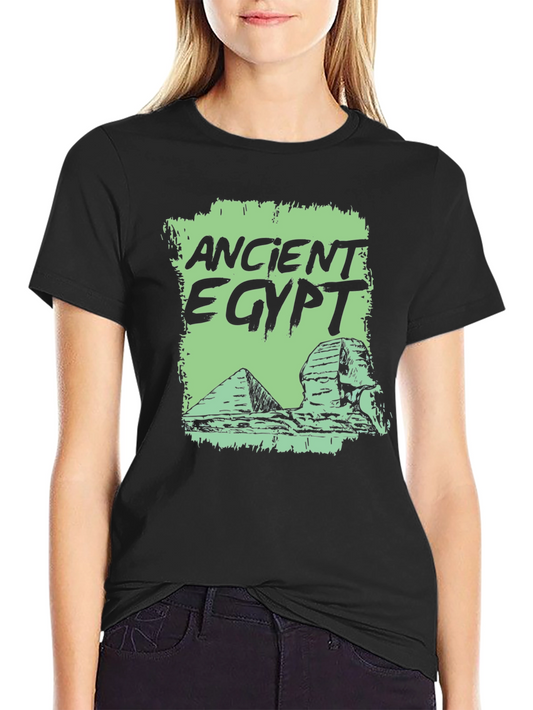 Ancient Egypt Tee - Pyramid & Sphinx Graphic T-Shirt