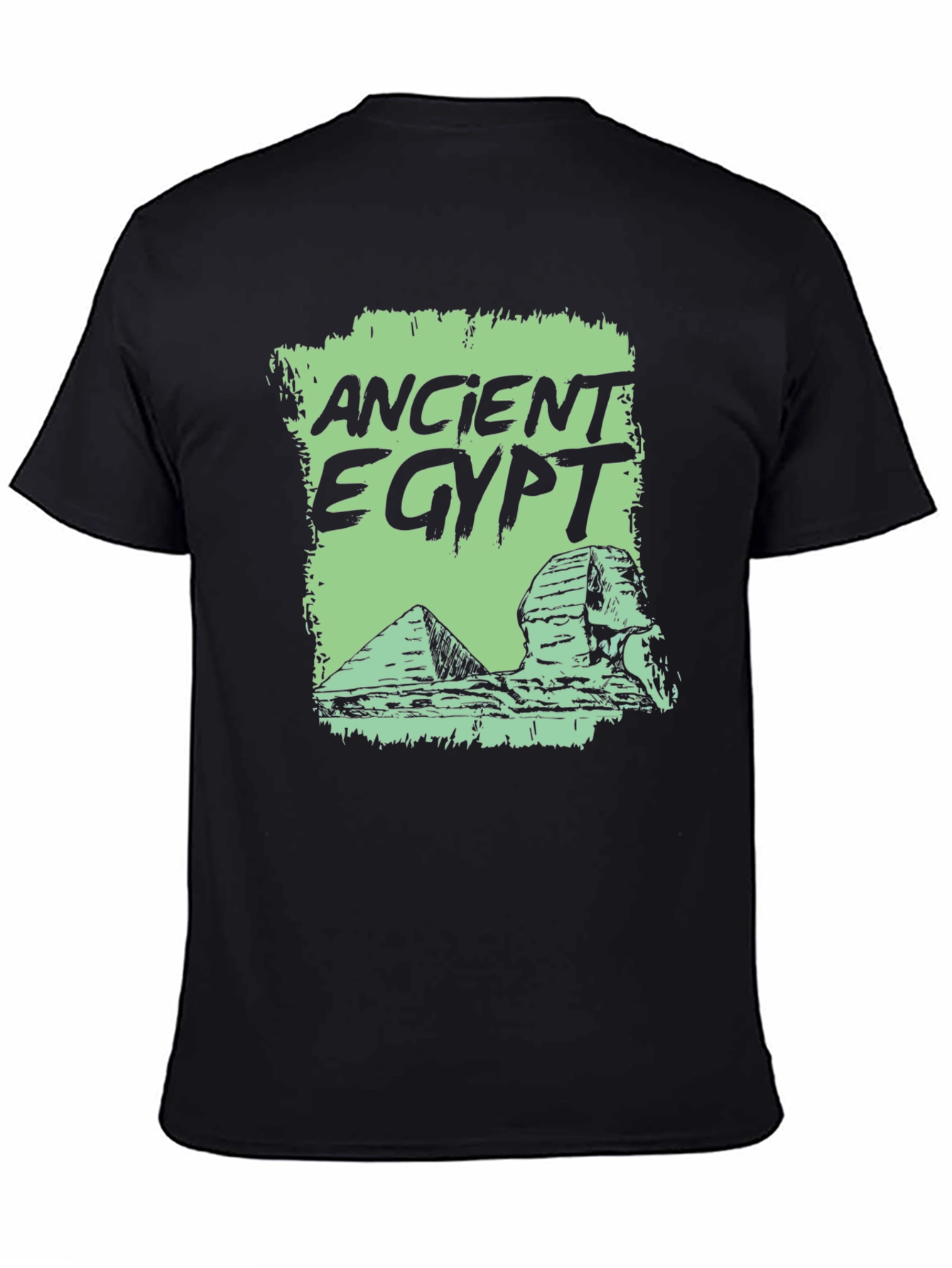 Ancient Egypt Tee - Pyramid & Sphinx Graphic T-Shirt