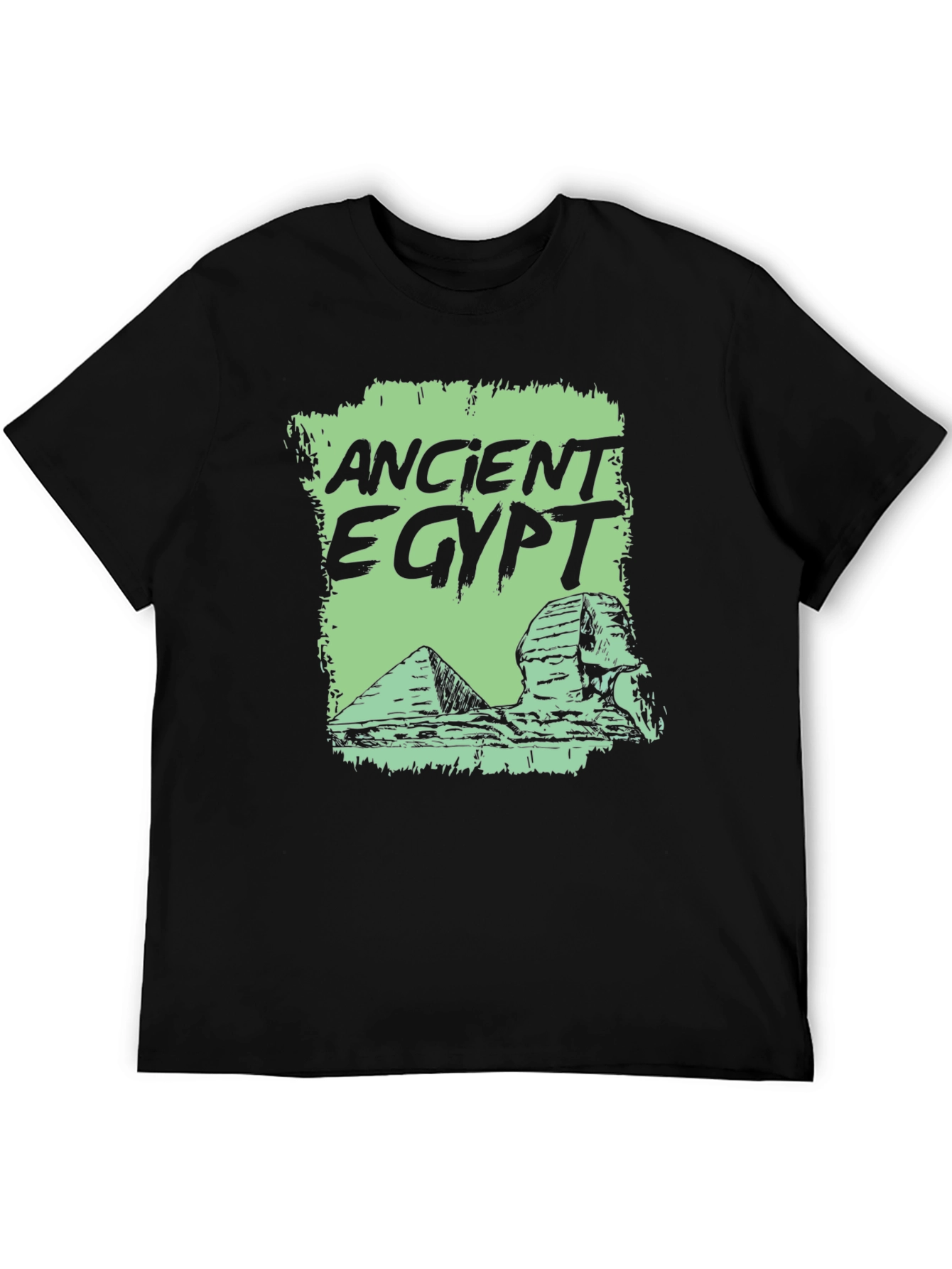 Ancient Egypt Tee - Pyramid & Sphinx Graphic T-Shirt