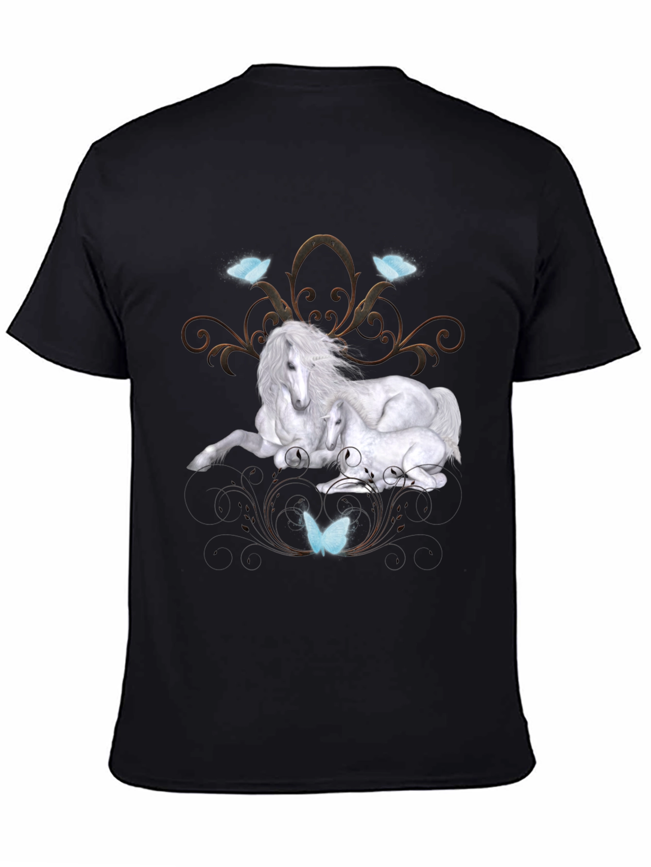 Unicorn & Butterfly Graphic Tee