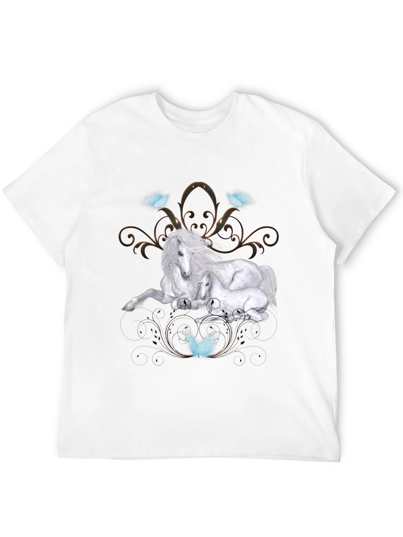 Unicorn & Butterfly Graphic Tee