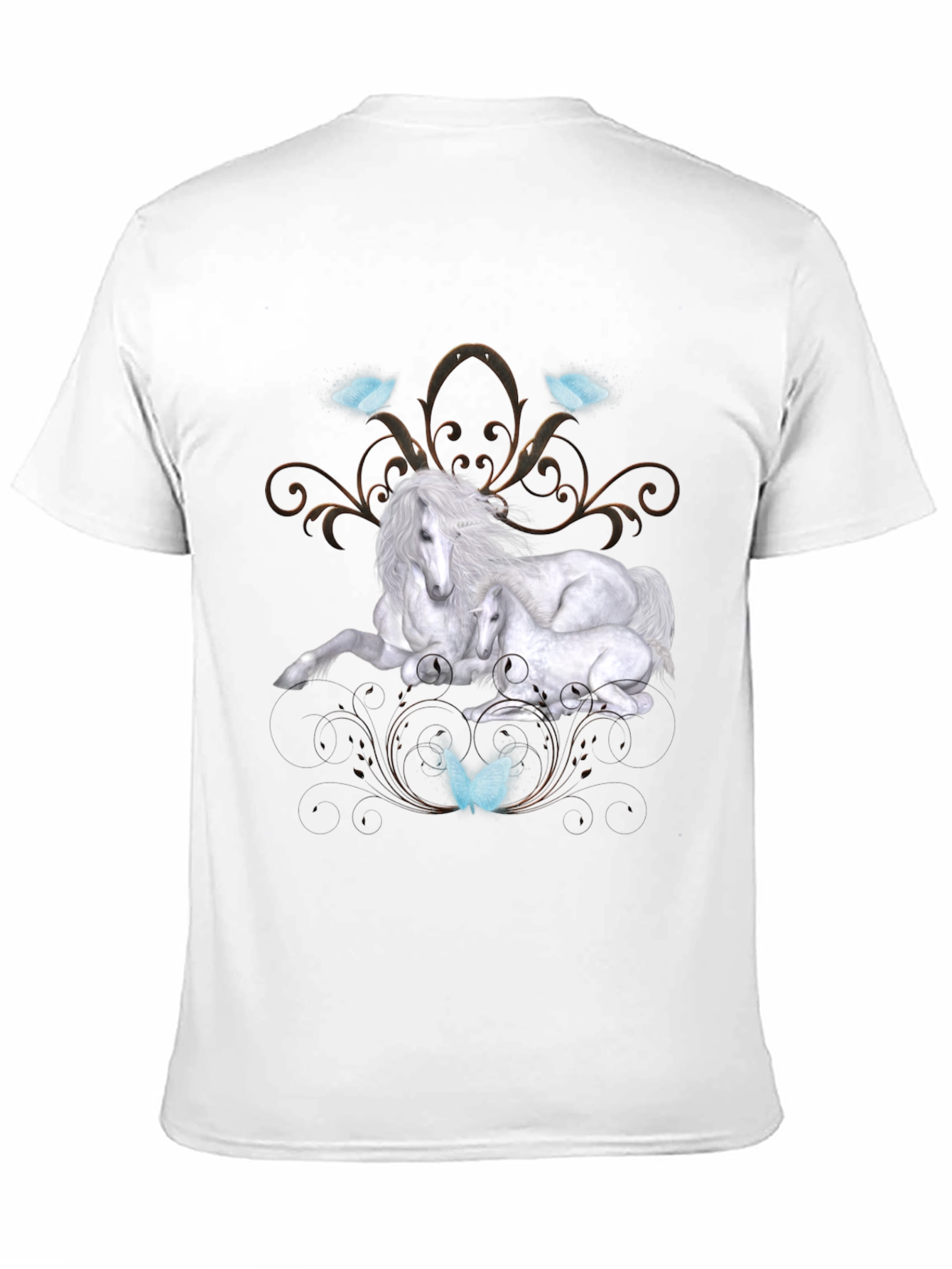 Unicorn & Butterfly Graphic Tee