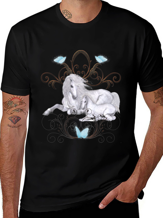 Unicorn & Butterfly Graphic Tee
