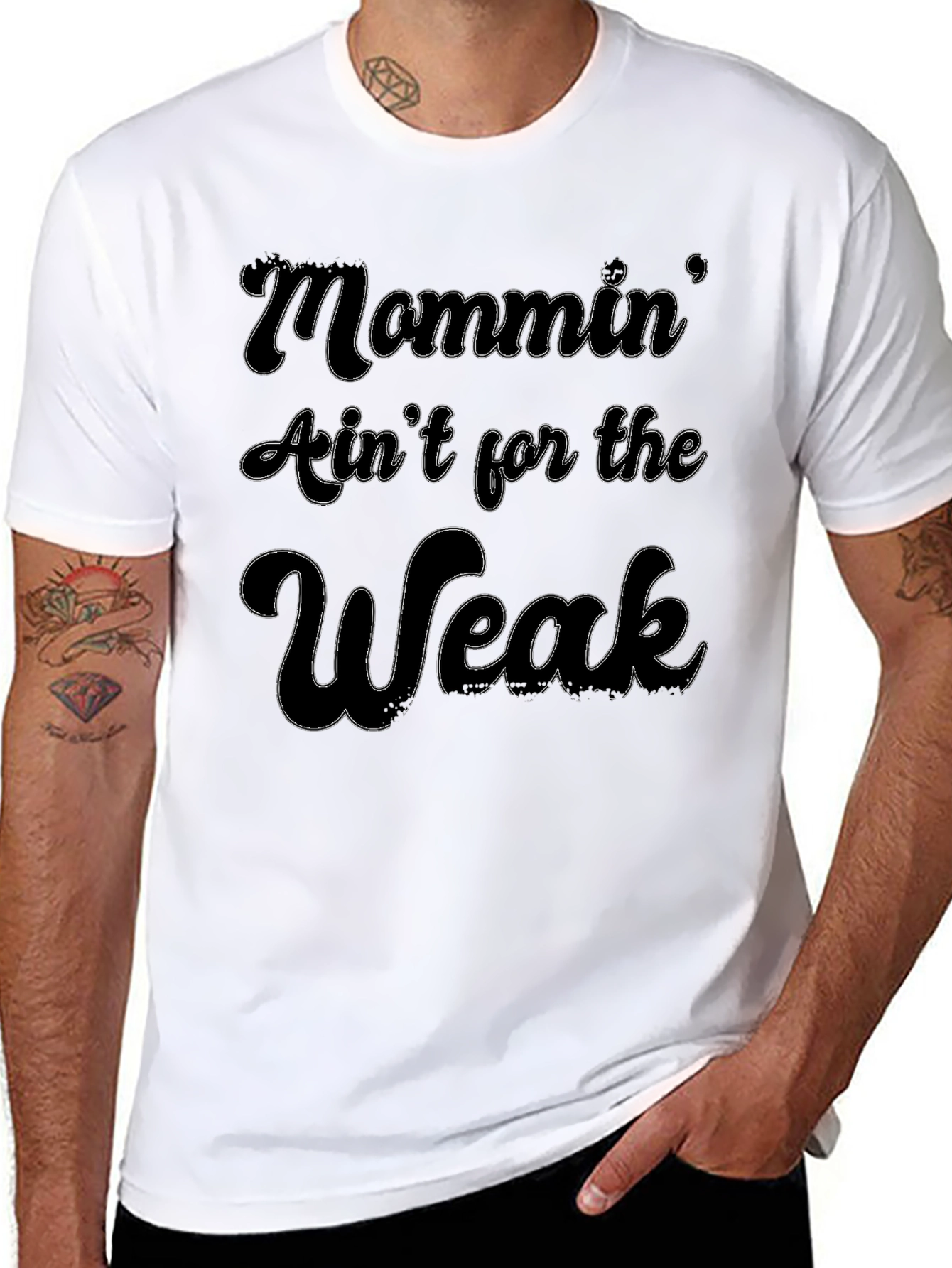 Mommin Aint for the Weak Graphic Tee