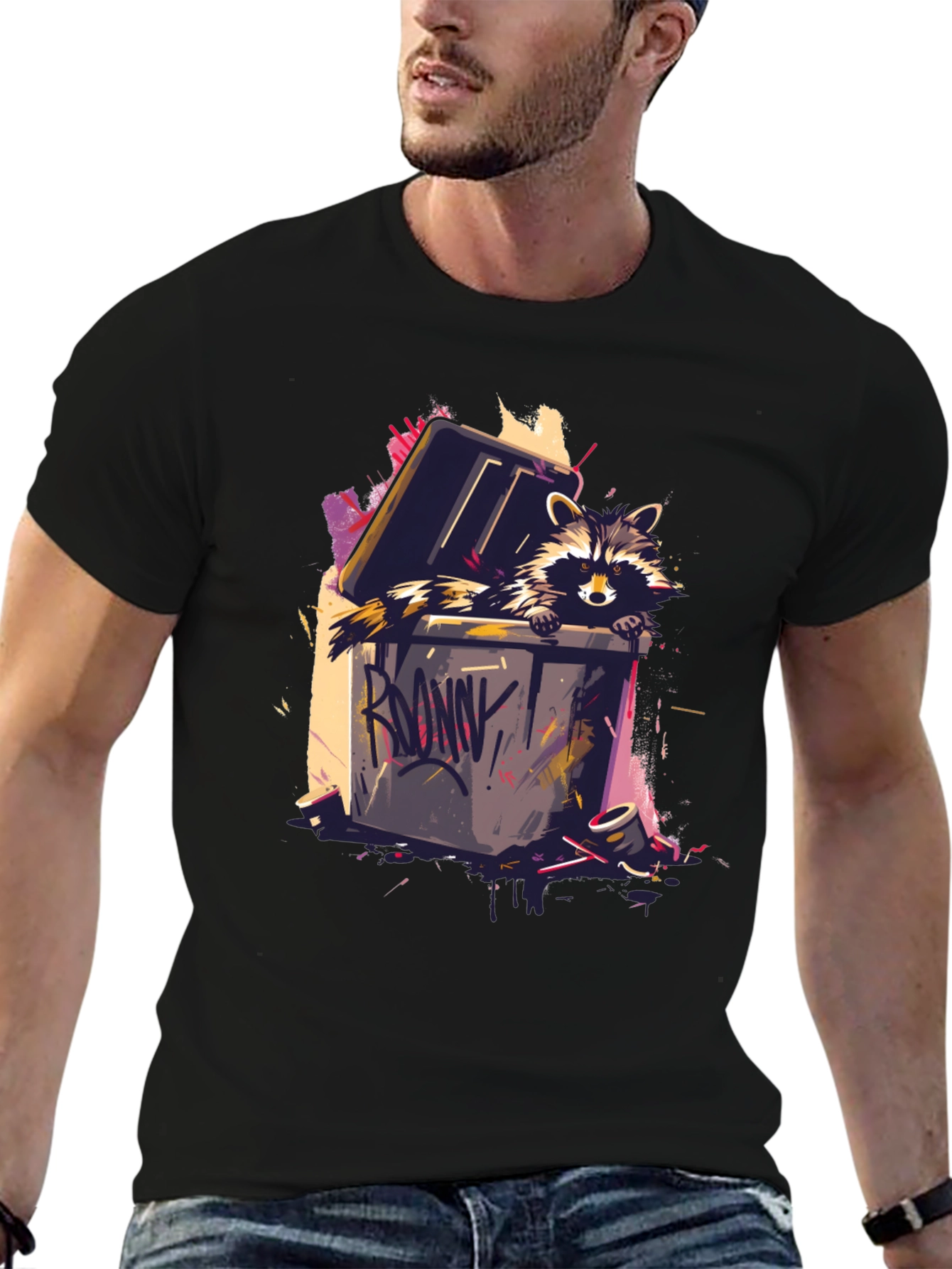 Raccoon Graphic Tee