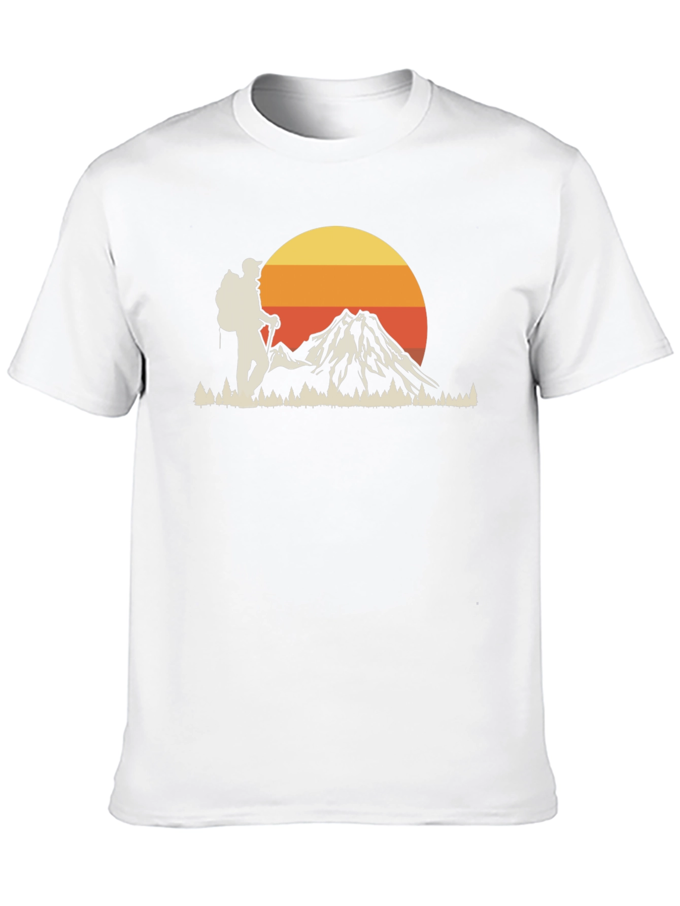 Mountain Hiker Graphic Tee - Outdoor Adventure Shirt