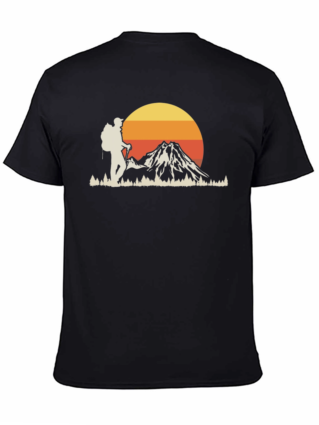 Mountain Hiker Graphic Tee - Outdoor Adventure Shirt
