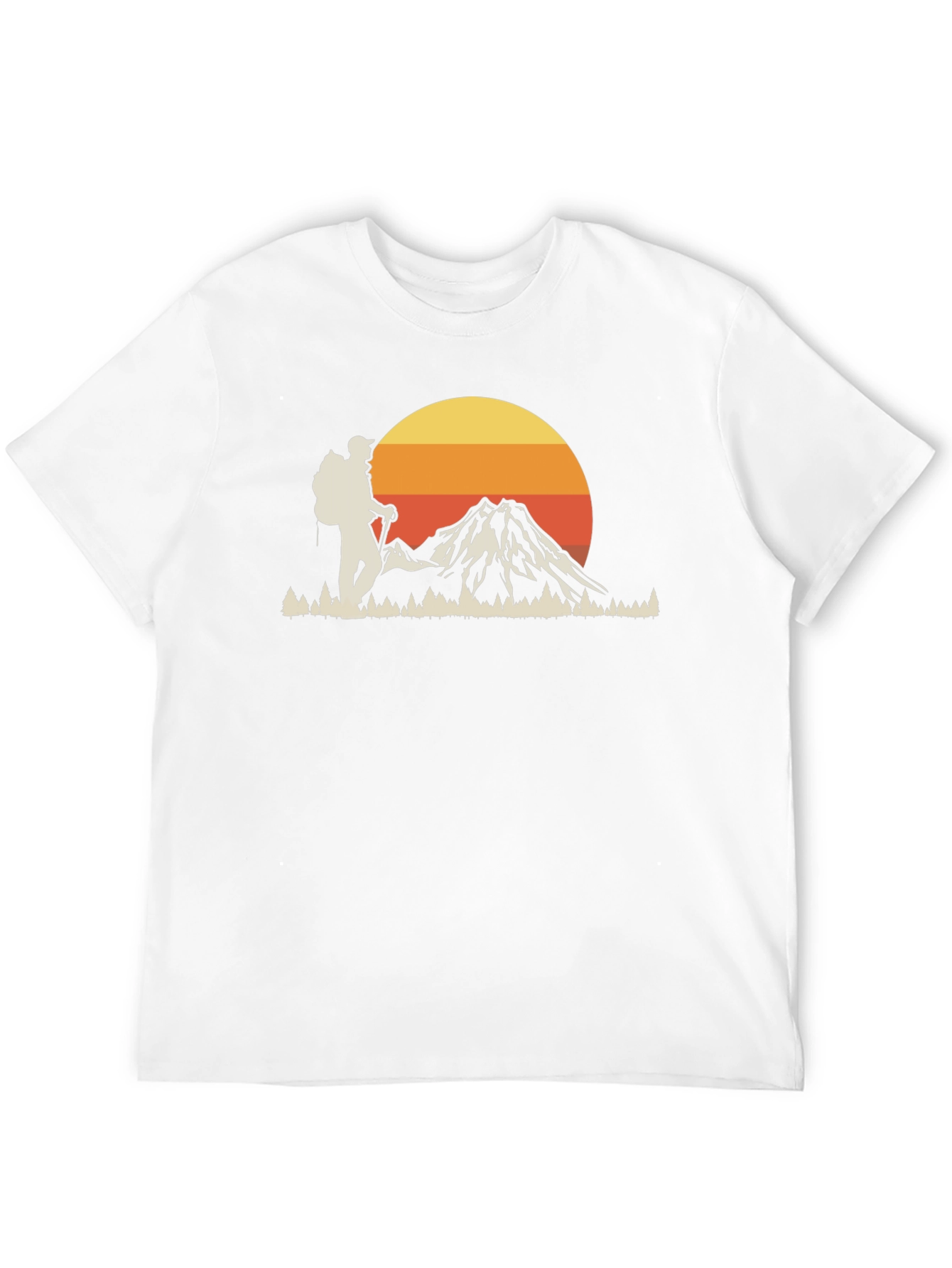 Mountain Hiker Graphic Tee - Outdoor Adventure Shirt