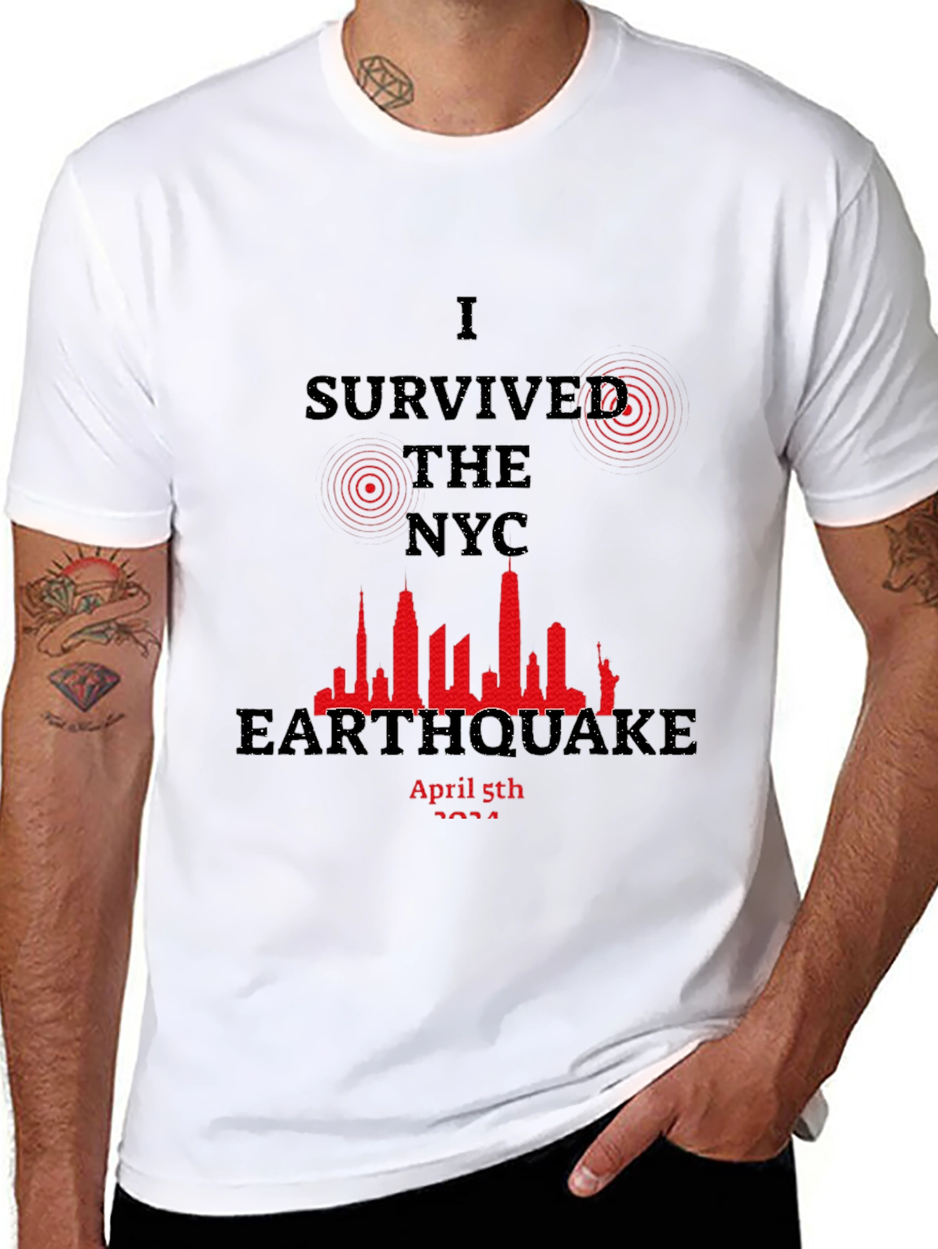 I Survived the NYC Earthquake T-Shirt