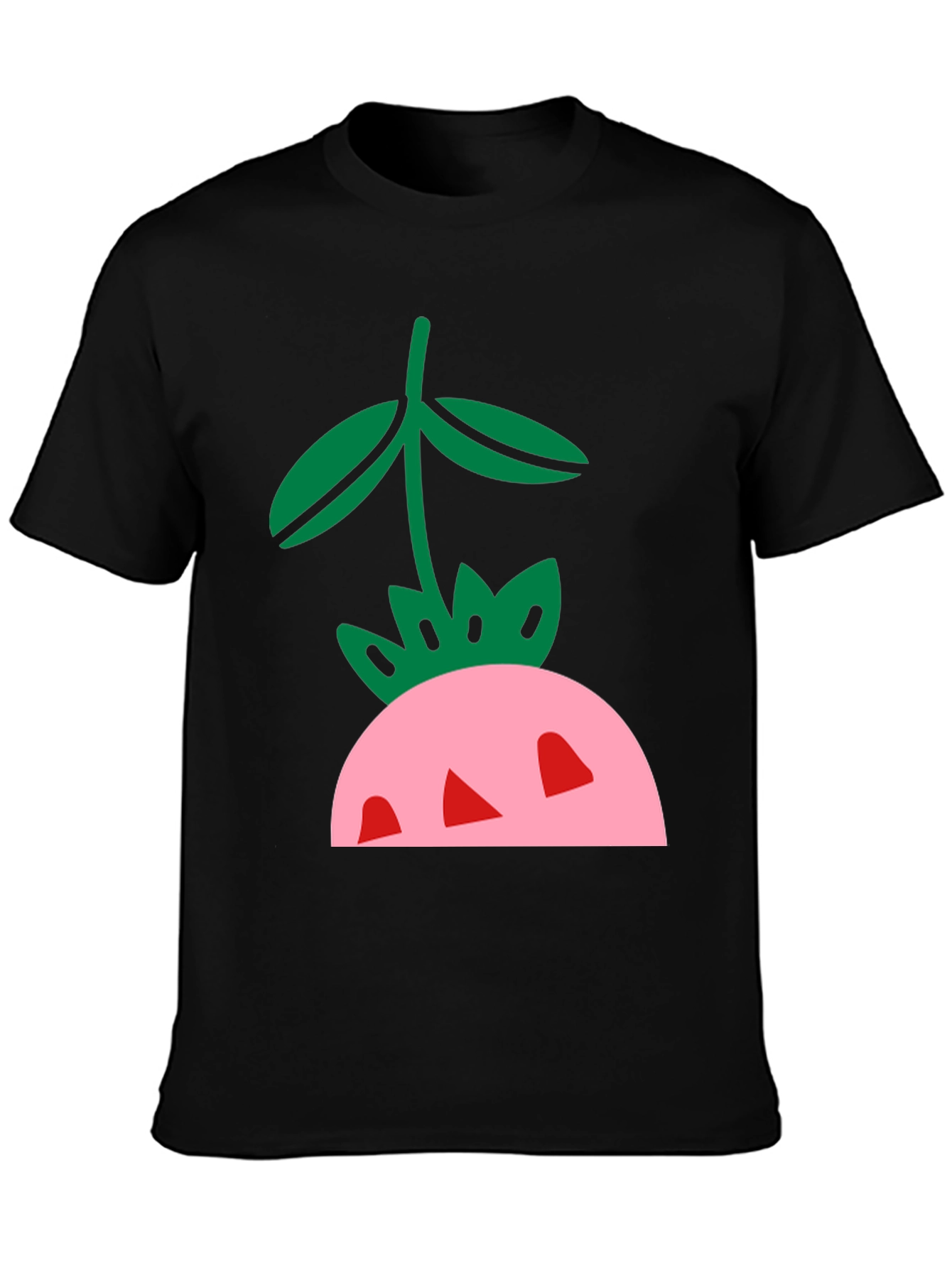 Strawberry Graphic Tee - Unique Fruit Design