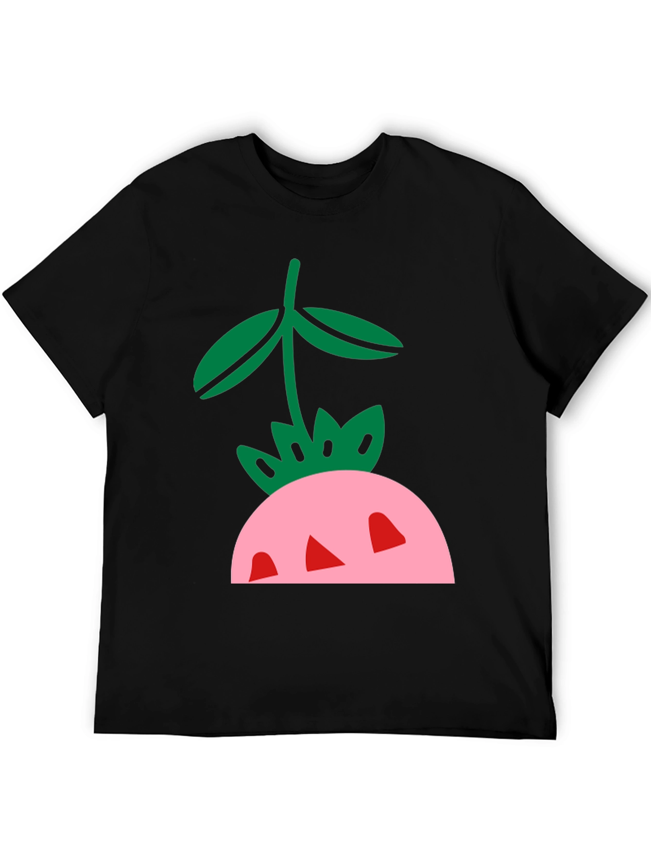 Strawberry Graphic Tee - Unique Fruit Design