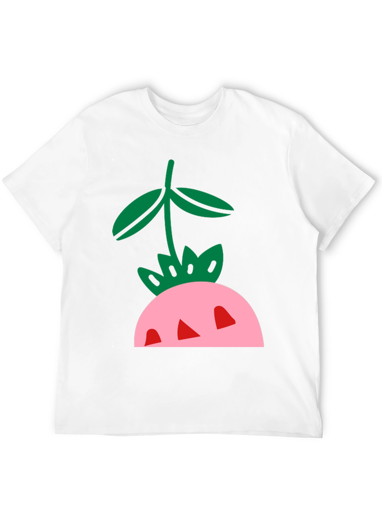 Strawberry Graphic Tee - Unique Fruit Design