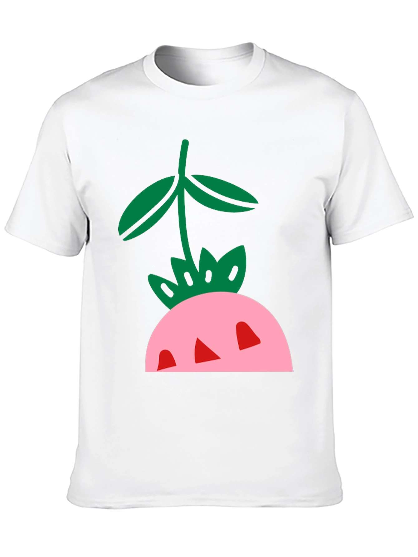 Strawberry Graphic Tee - Unique Fruit Design