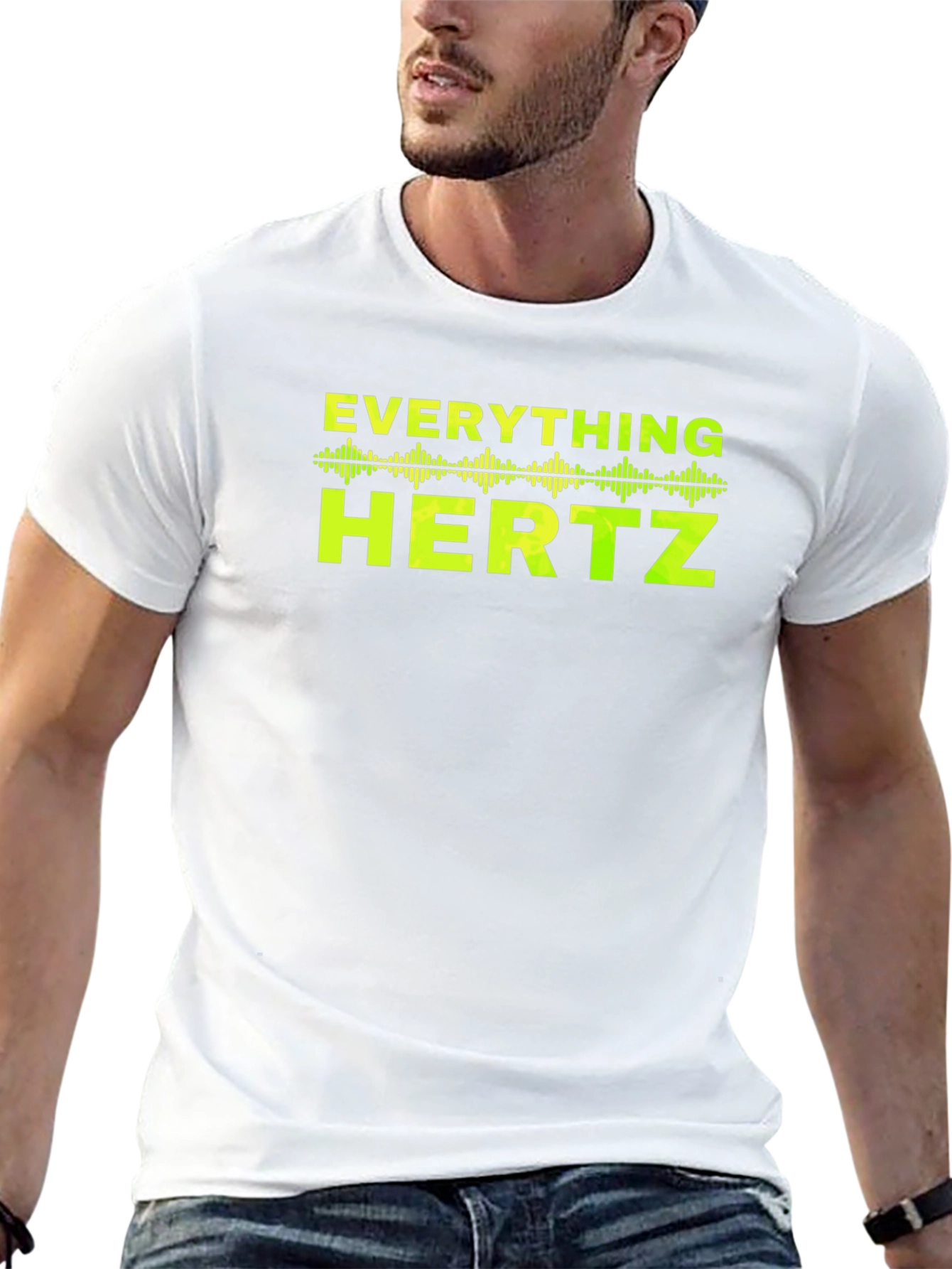 Everything Hertz Graphic Tee - Black Cotton T-Shirt