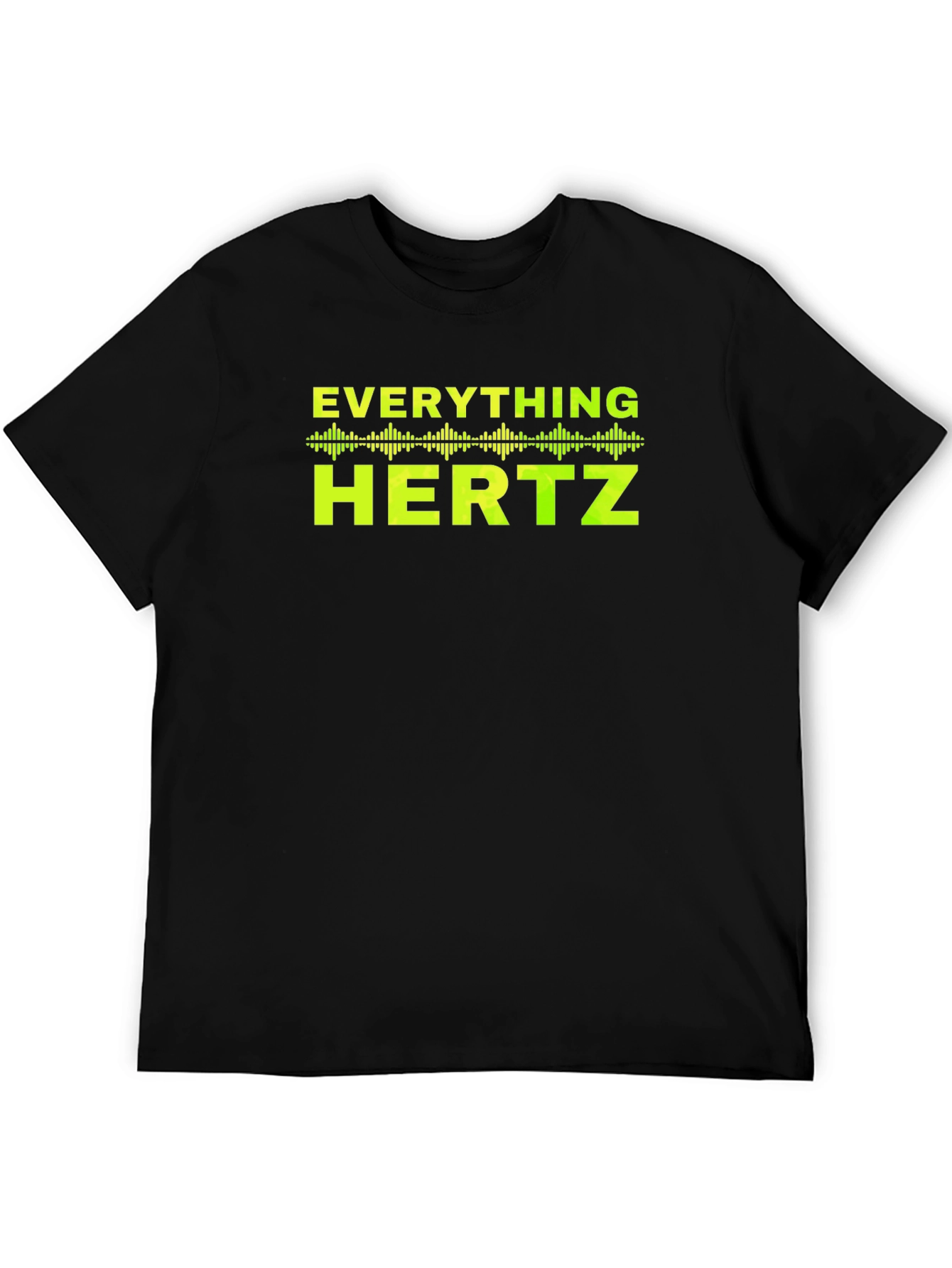 Everything Hertz Graphic Tee - Black Cotton T-Shirt
