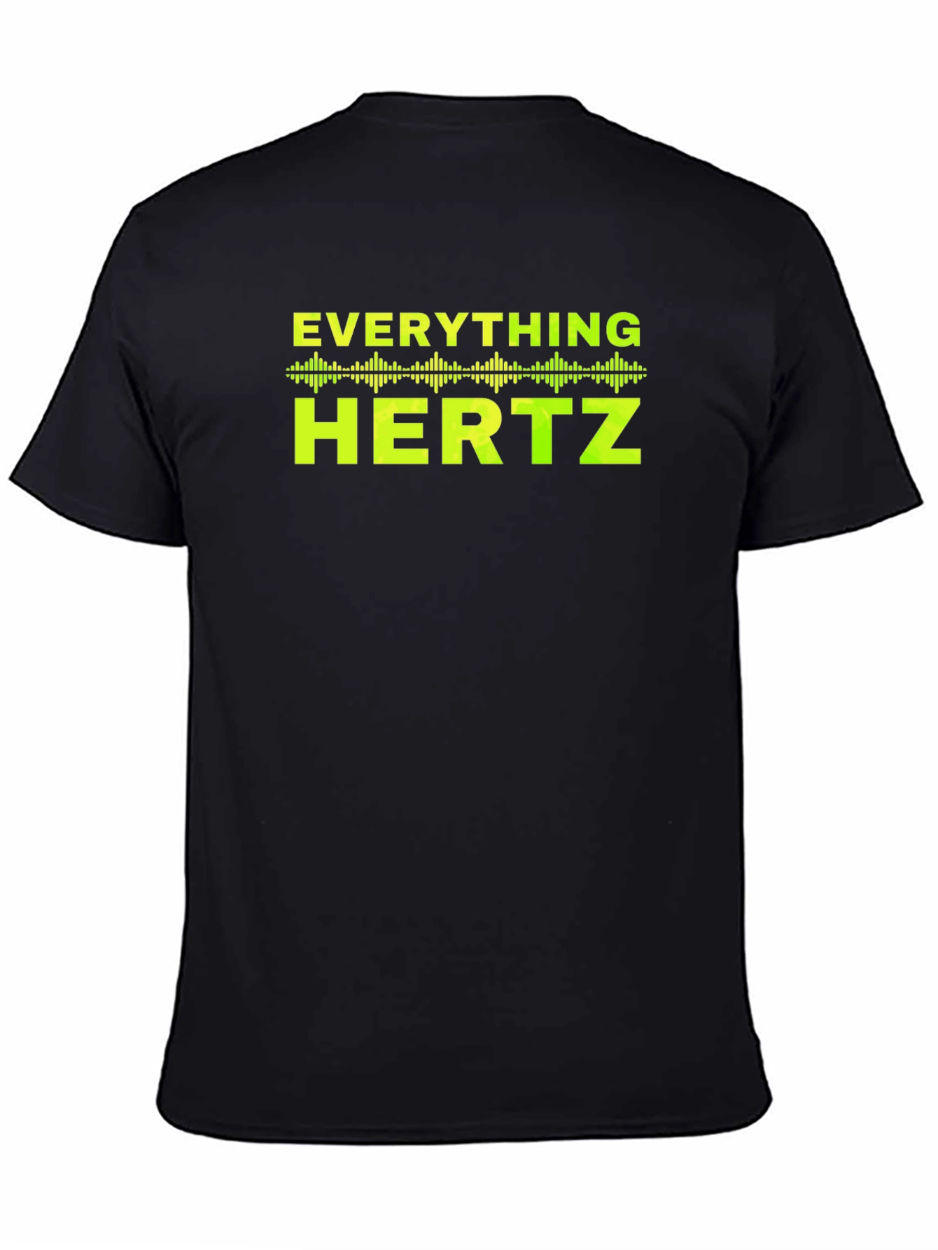 Everything Hertz Graphic Tee - Black Cotton T-Shirt
