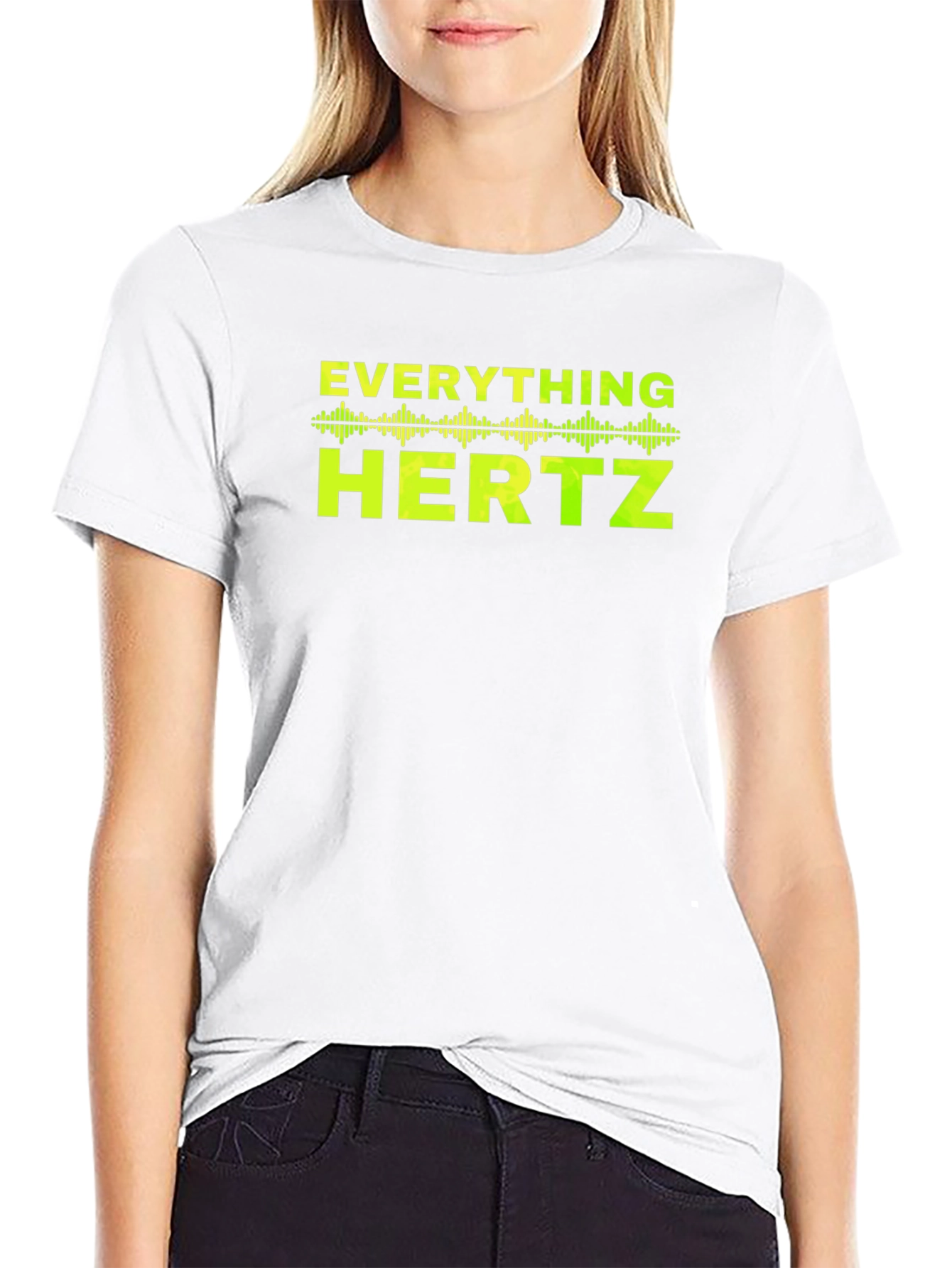 Everything Hertz Graphic Tee - Black Cotton T-Shirt