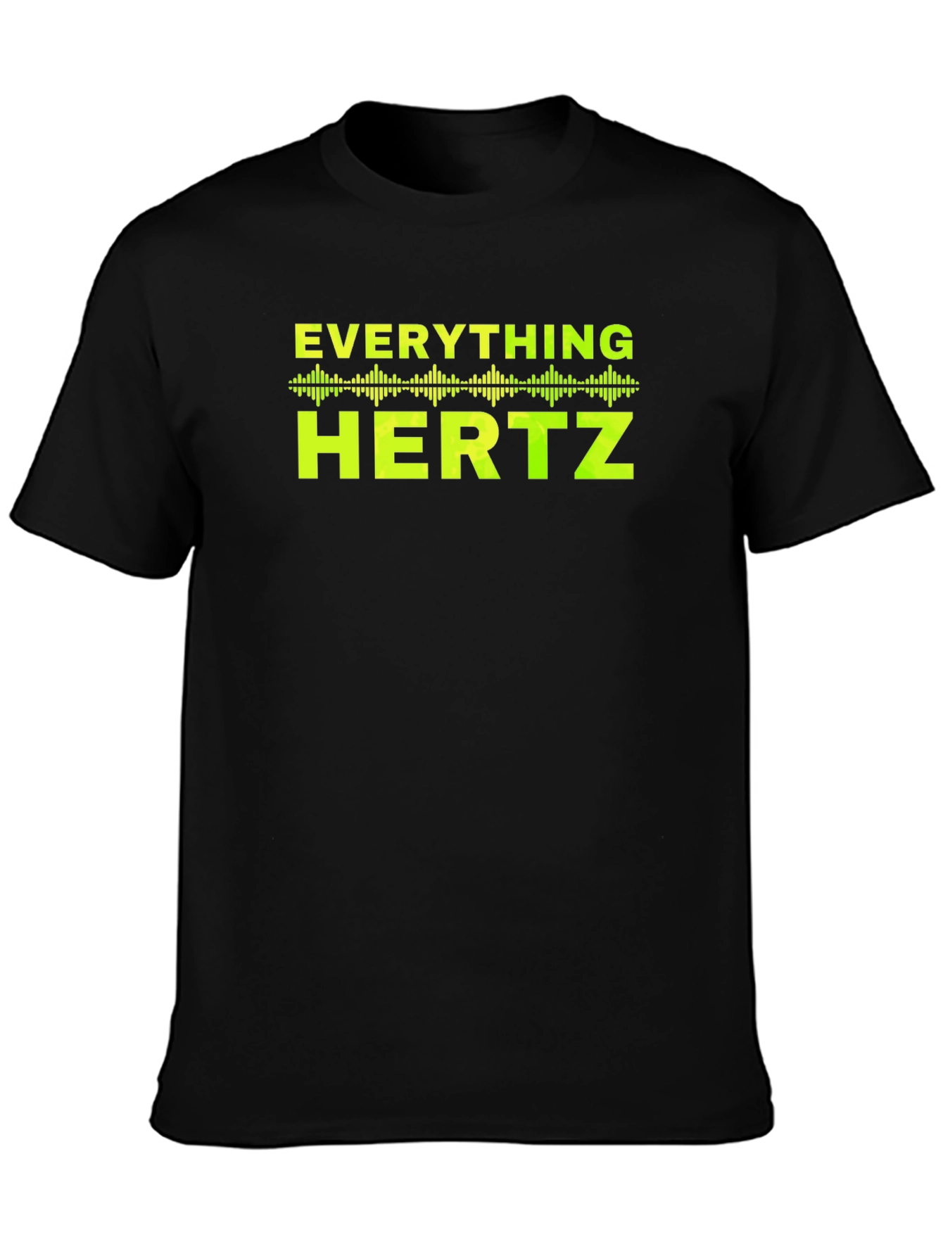 Everything Hertz Graphic Tee - Black Cotton T-Shirt