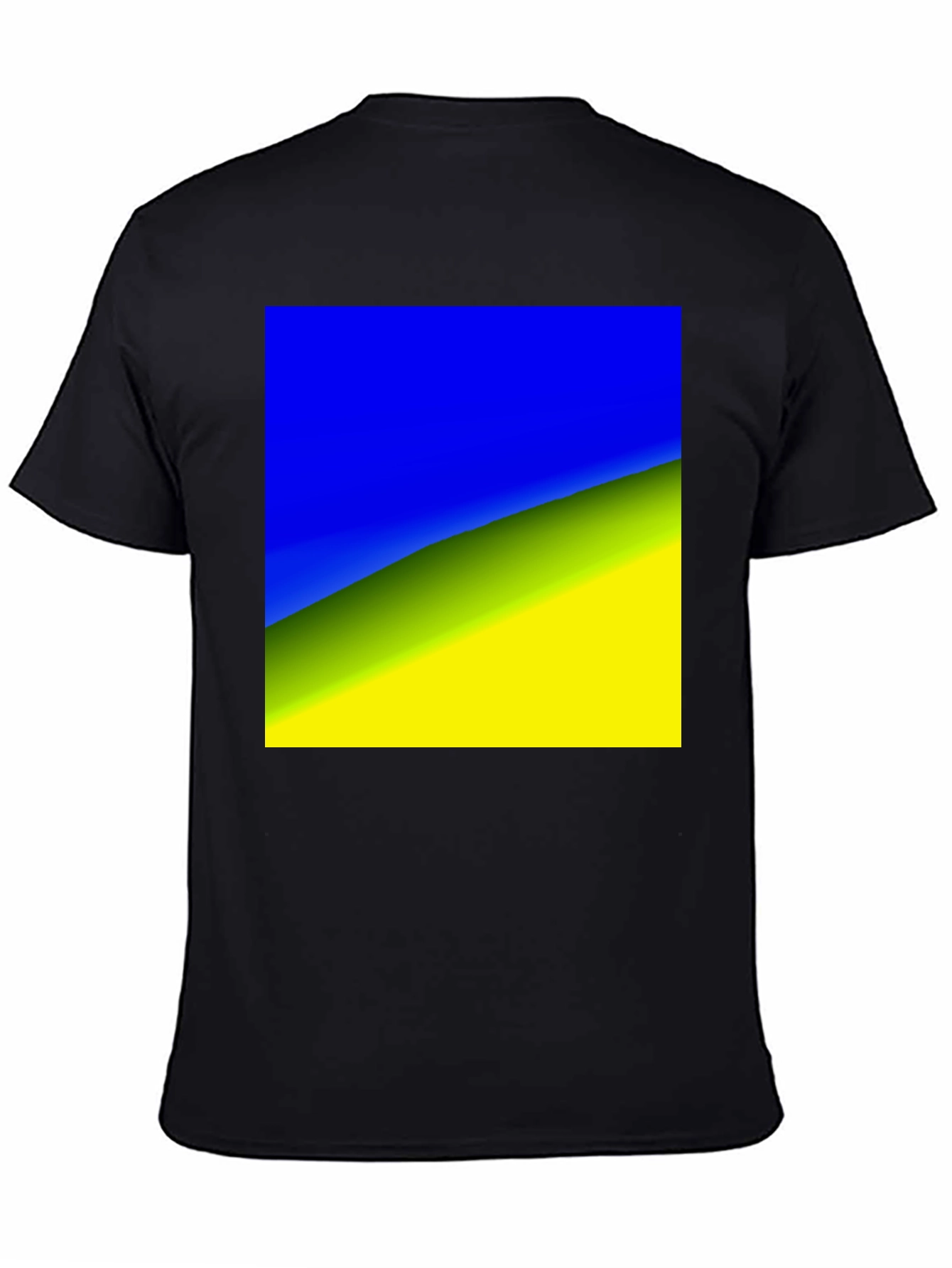 Ukraine Flag T-Shirt - Black Tee