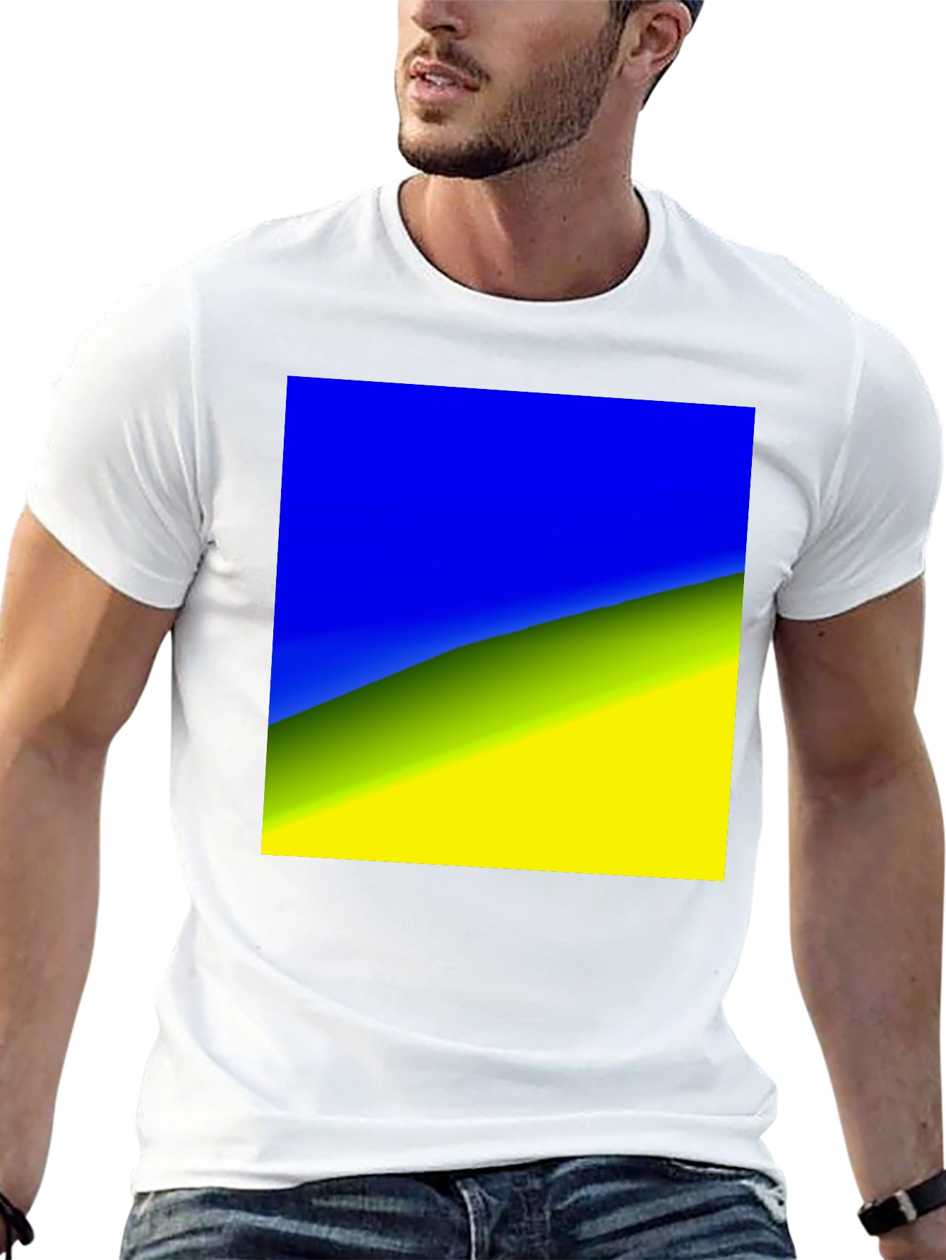 Ukraine Flag T-Shirt - Black Tee