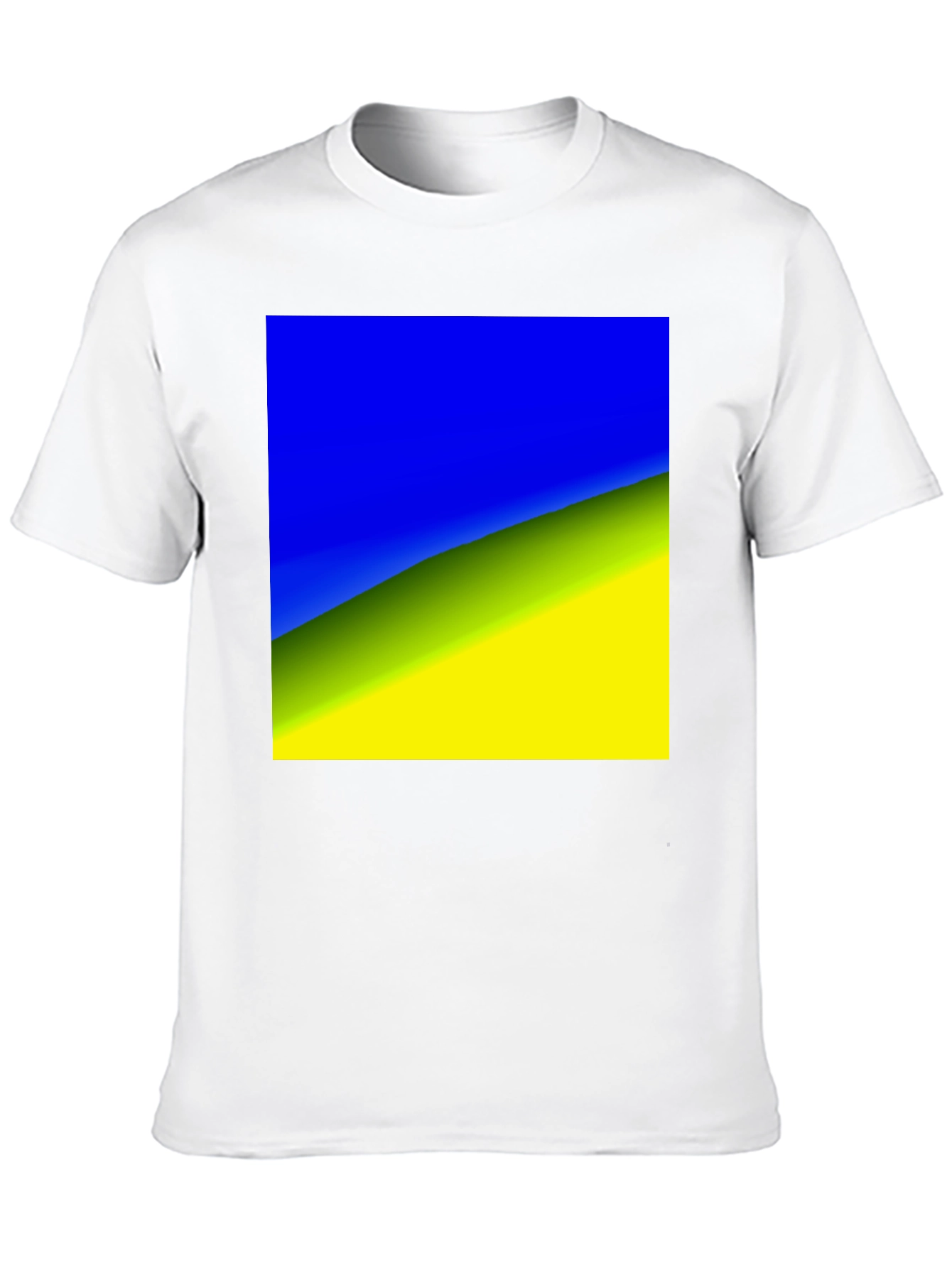 Ukraine Flag T-Shirt - Black Tee