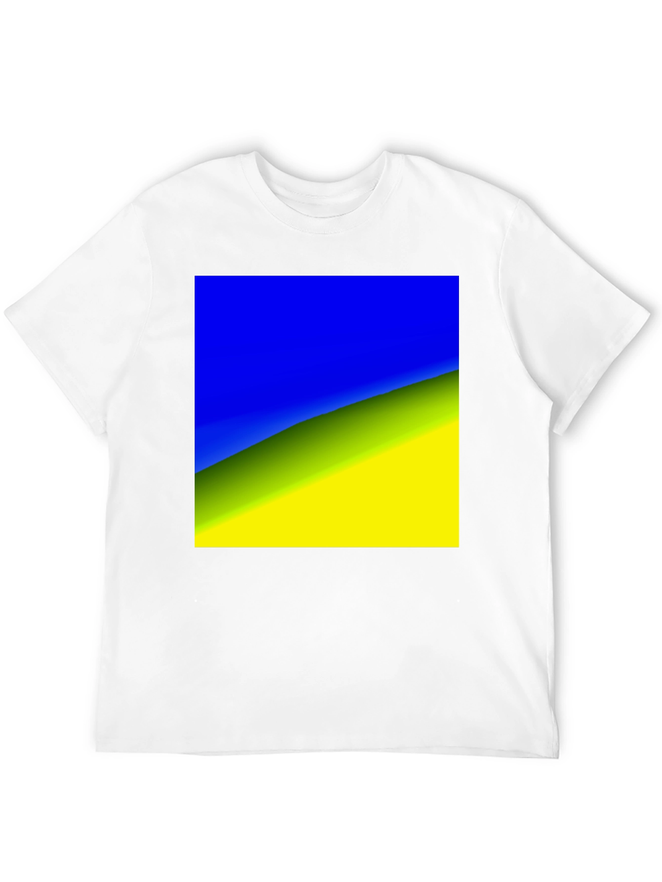 Ukraine Flag T-Shirt - Black Tee