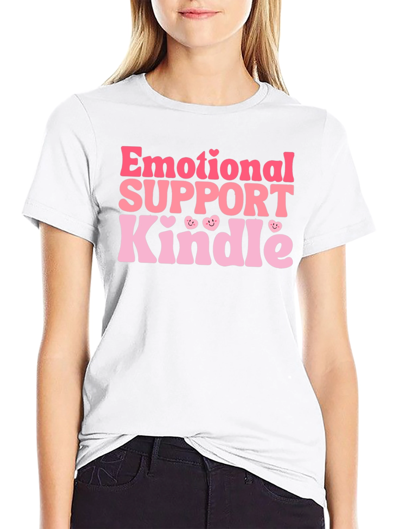 Emotional Support Kindle T-Shirt