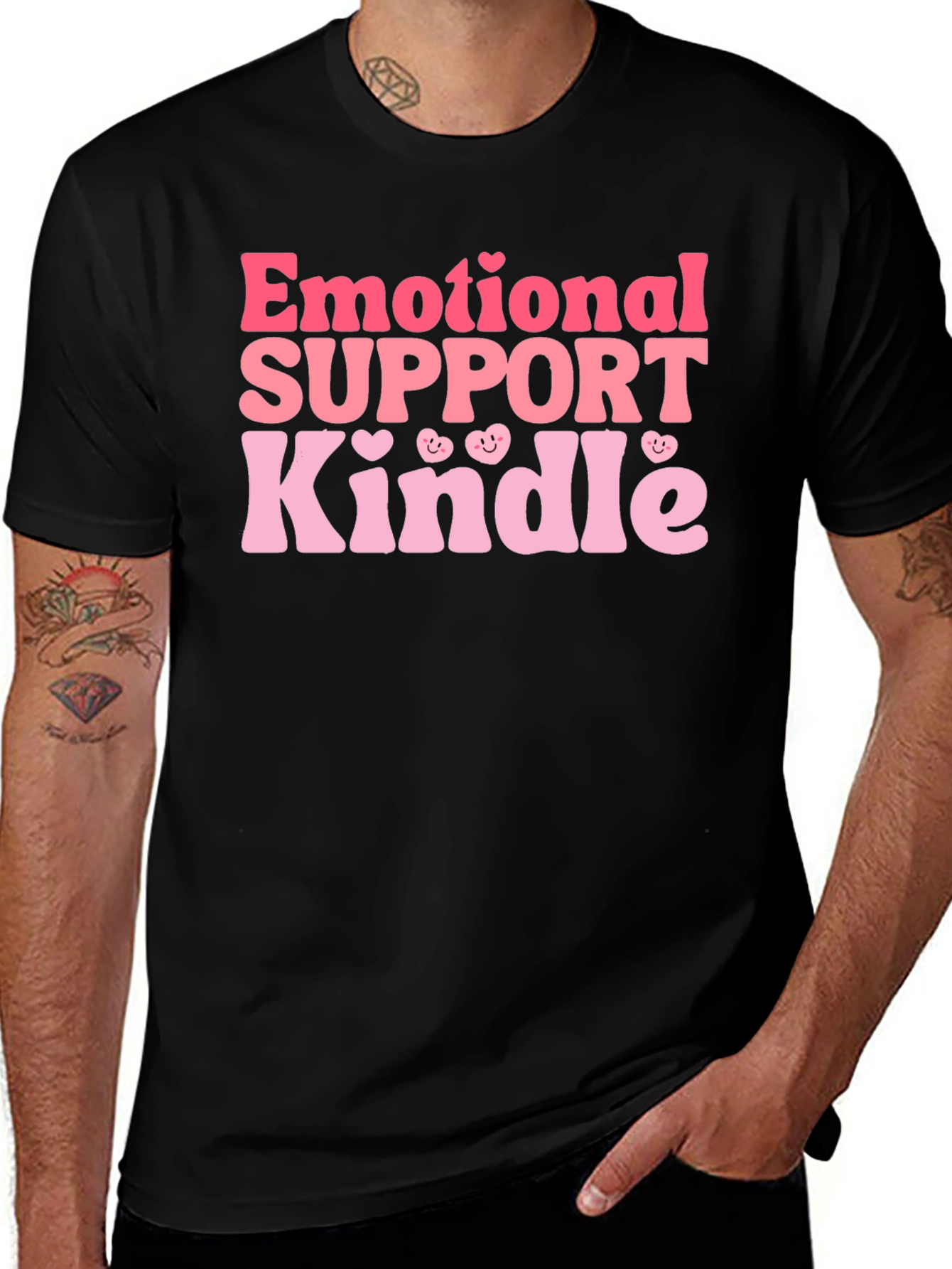 Emotional Support Kindle T-Shirt