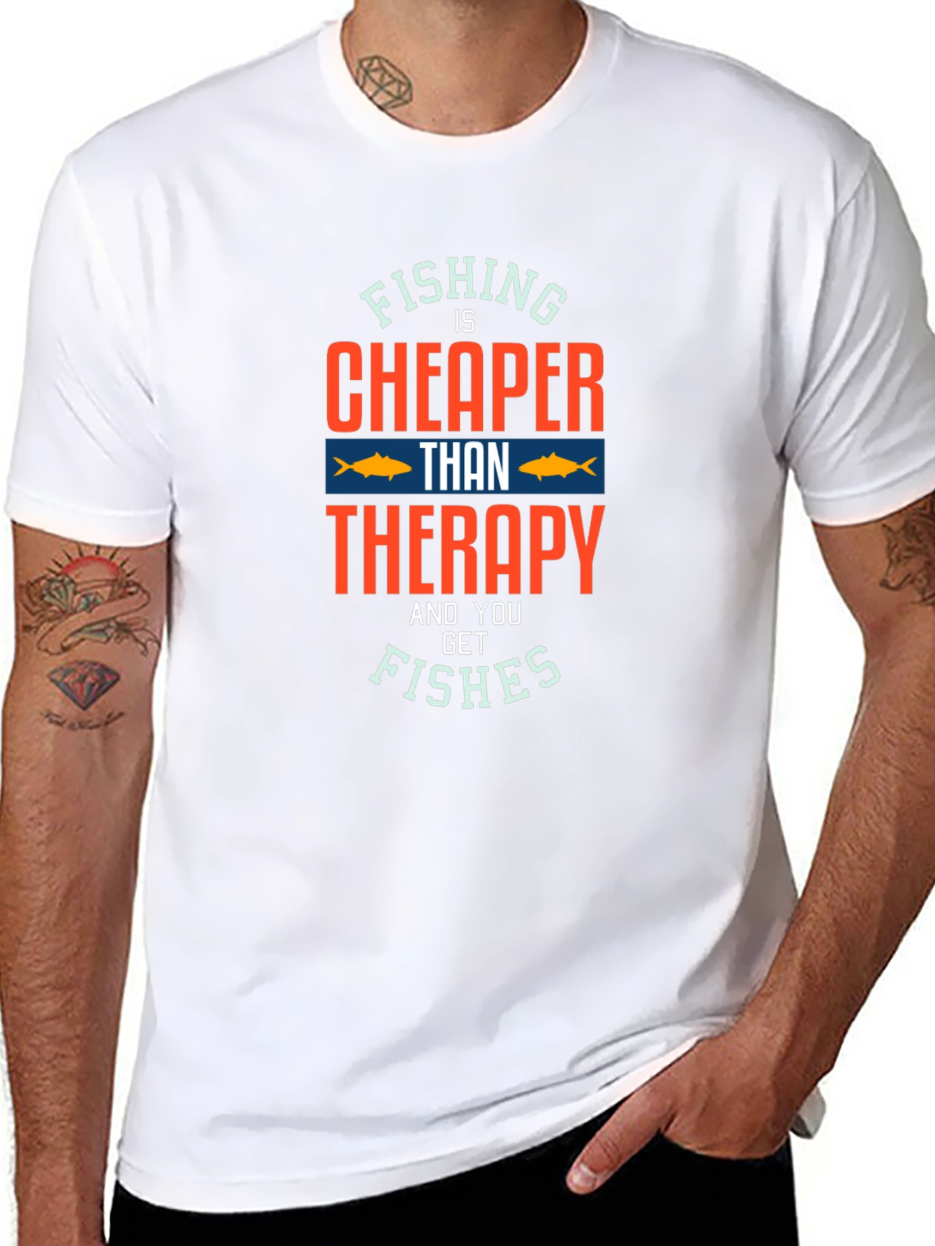 Fishing Is Cheaper Than Therapy T-Shirt