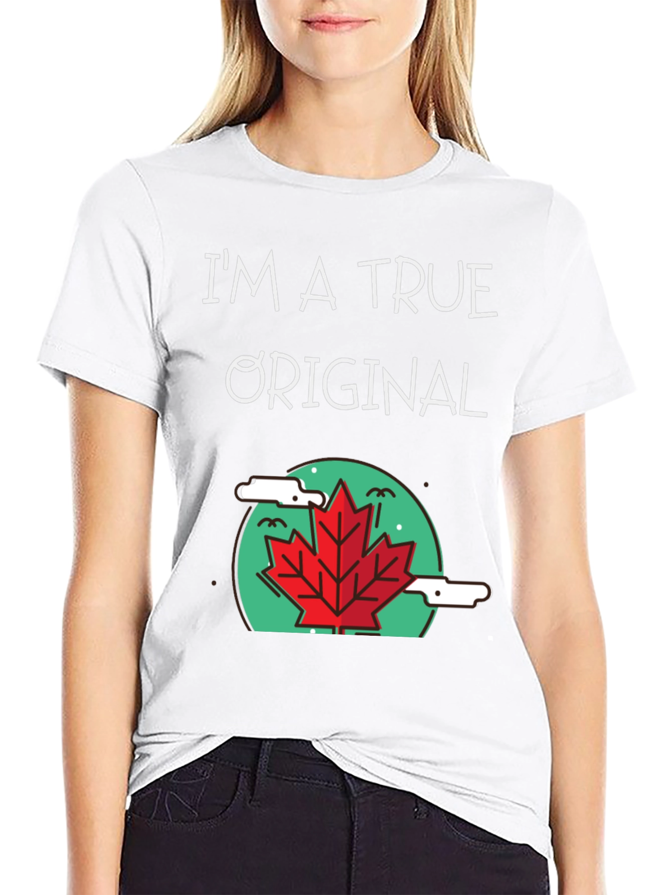 True Original Maple Leaf Graphic T-Shirt