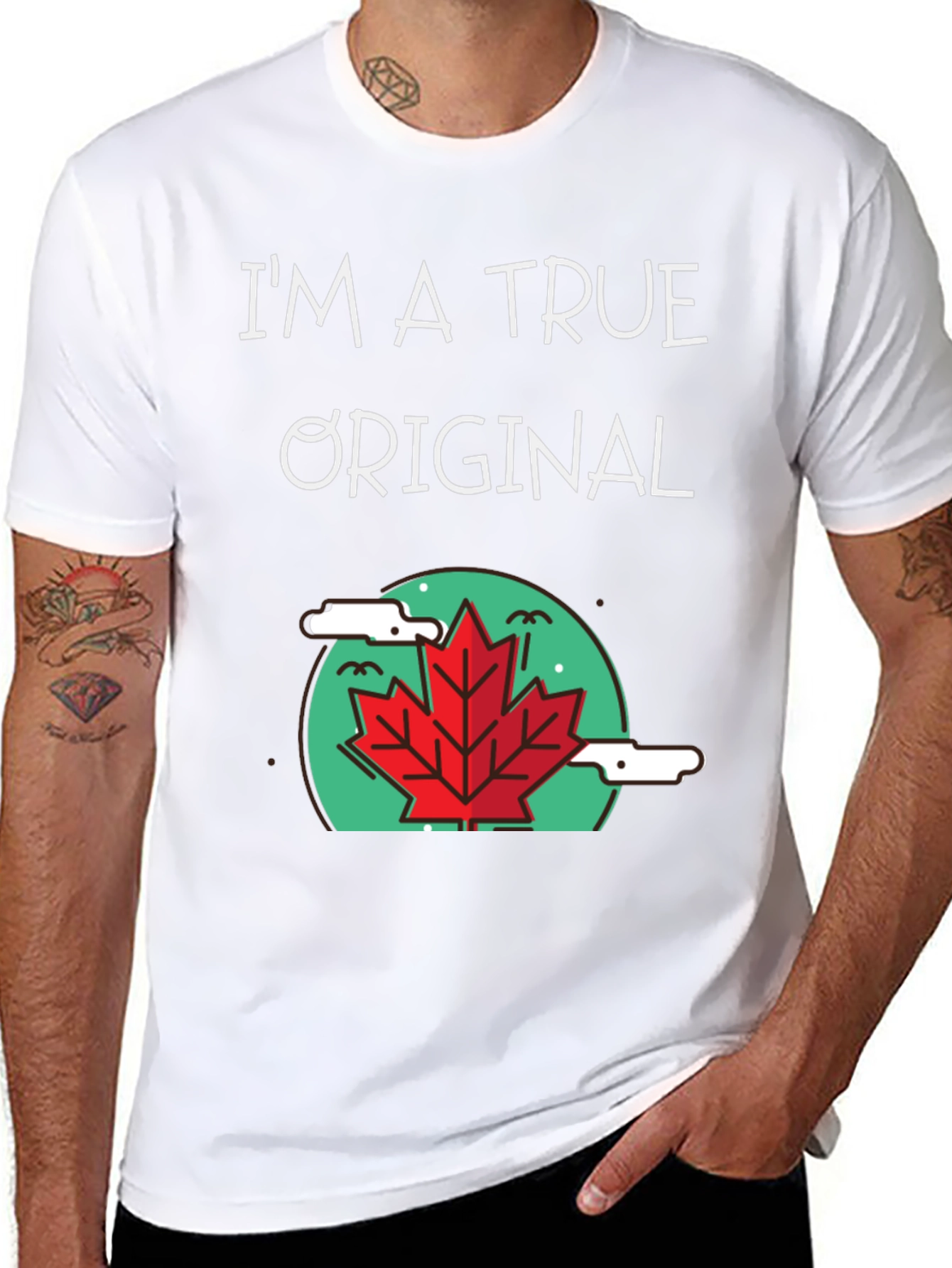 True Original Maple Leaf Graphic T-Shirt