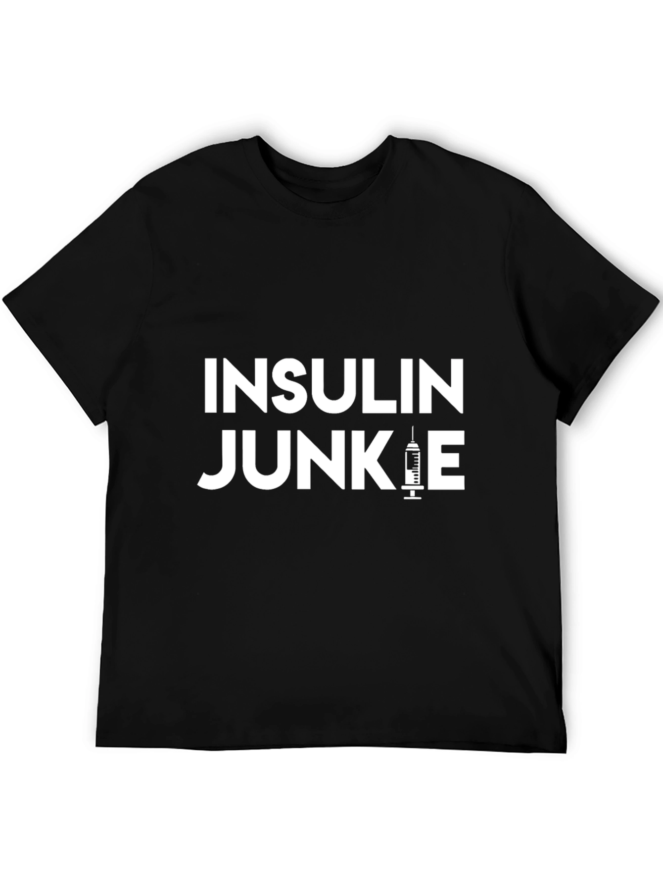 Insulin Junkie Black T-Shirt