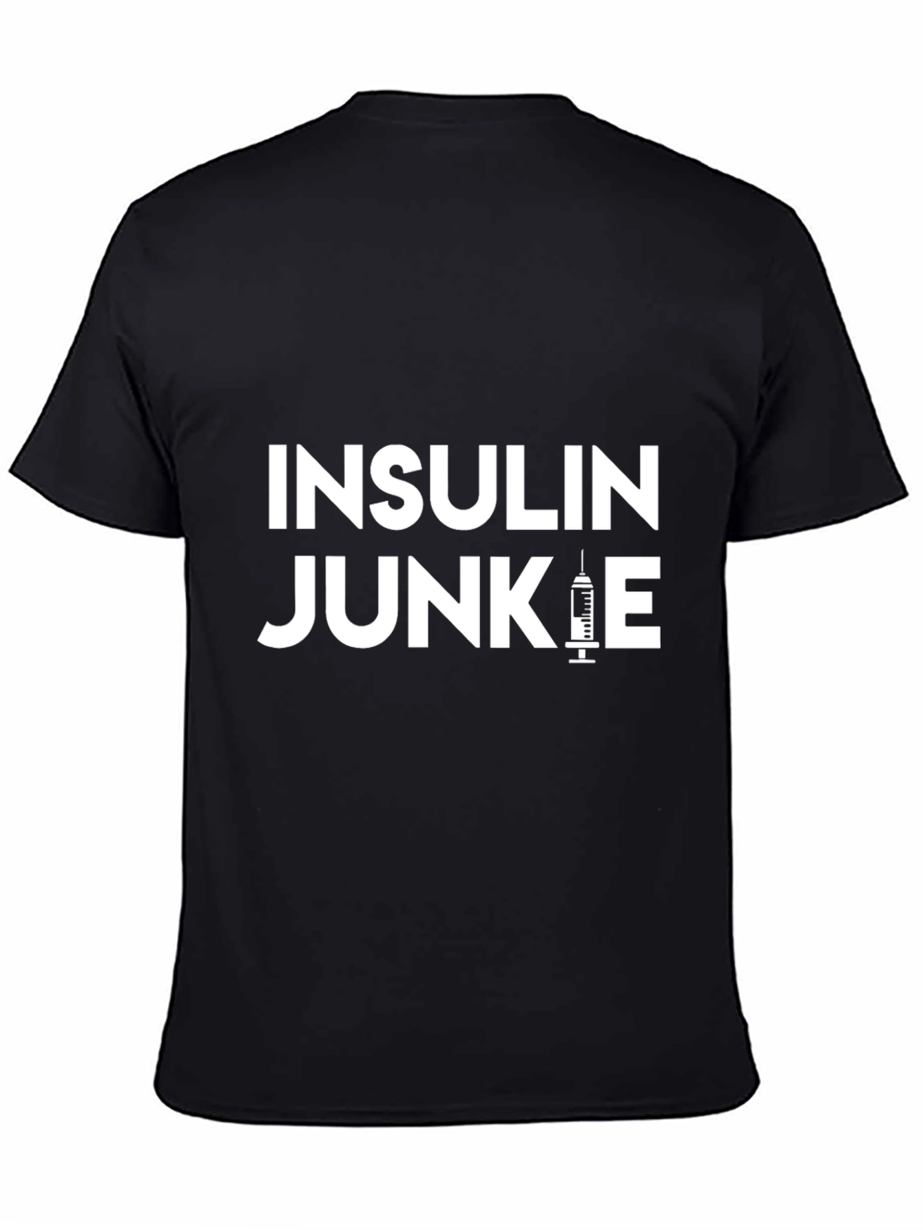 Insulin Junkie Black T-Shirt