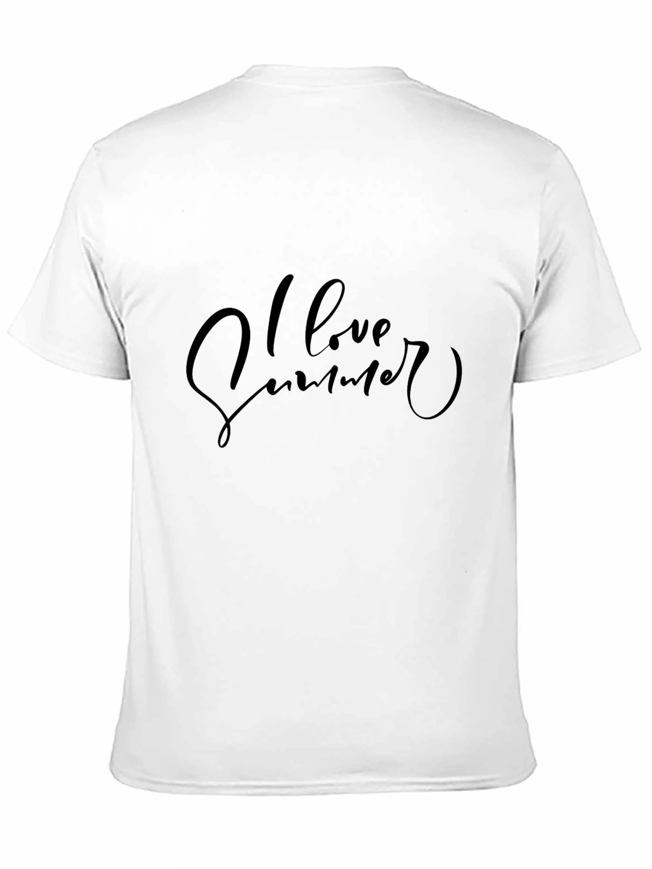 I Love Summer Black Tee