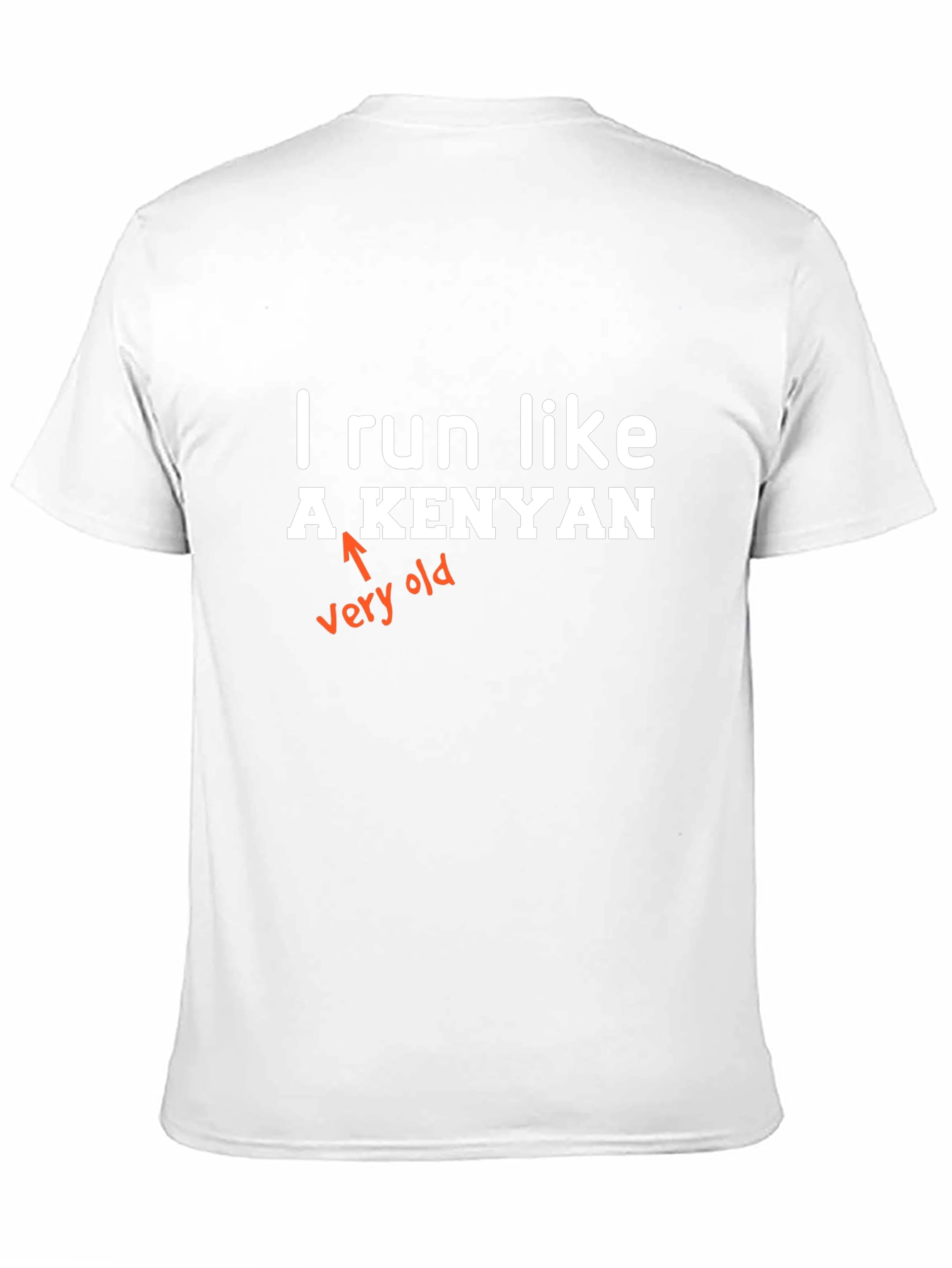 Funny I Run Like A Kenyan Graphic Tee