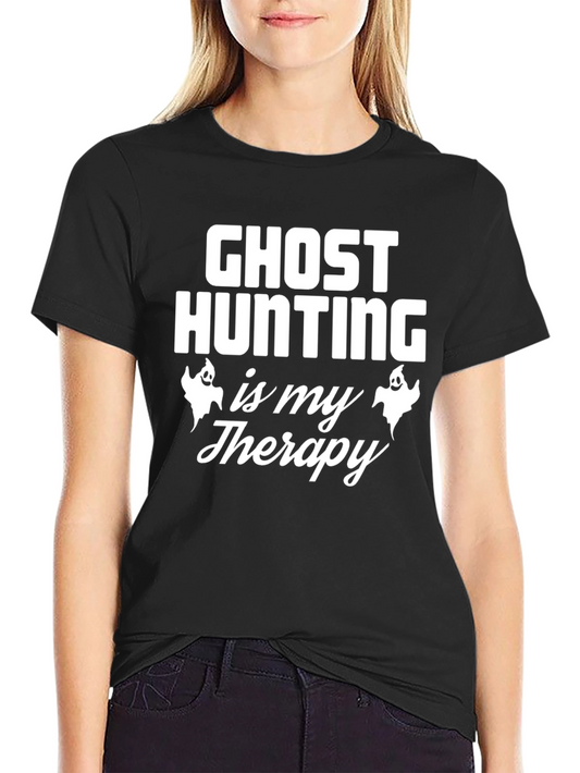 Ghost Hunting Therapy T-Shirt - Spooky Season Apparel