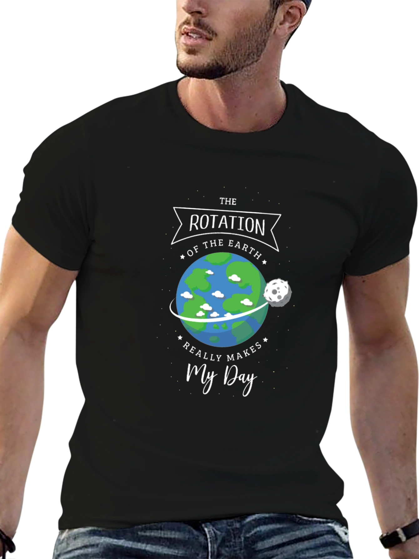 Earth Rotation Makes My Day Graphic Tee