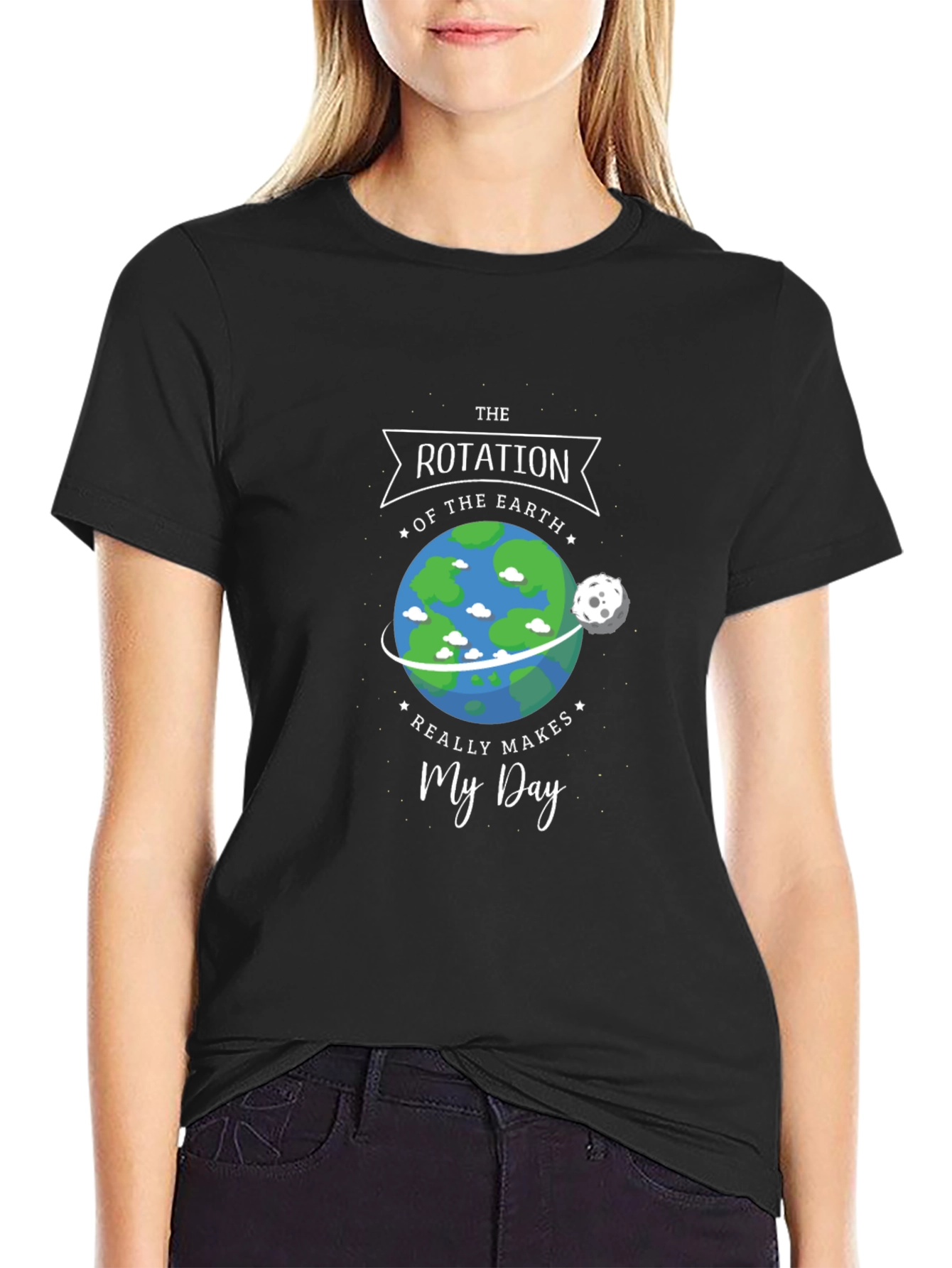 Earth Rotation Makes My Day Graphic Tee