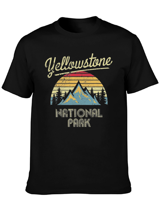 Yellowstone National Park Retro Graphic Tee