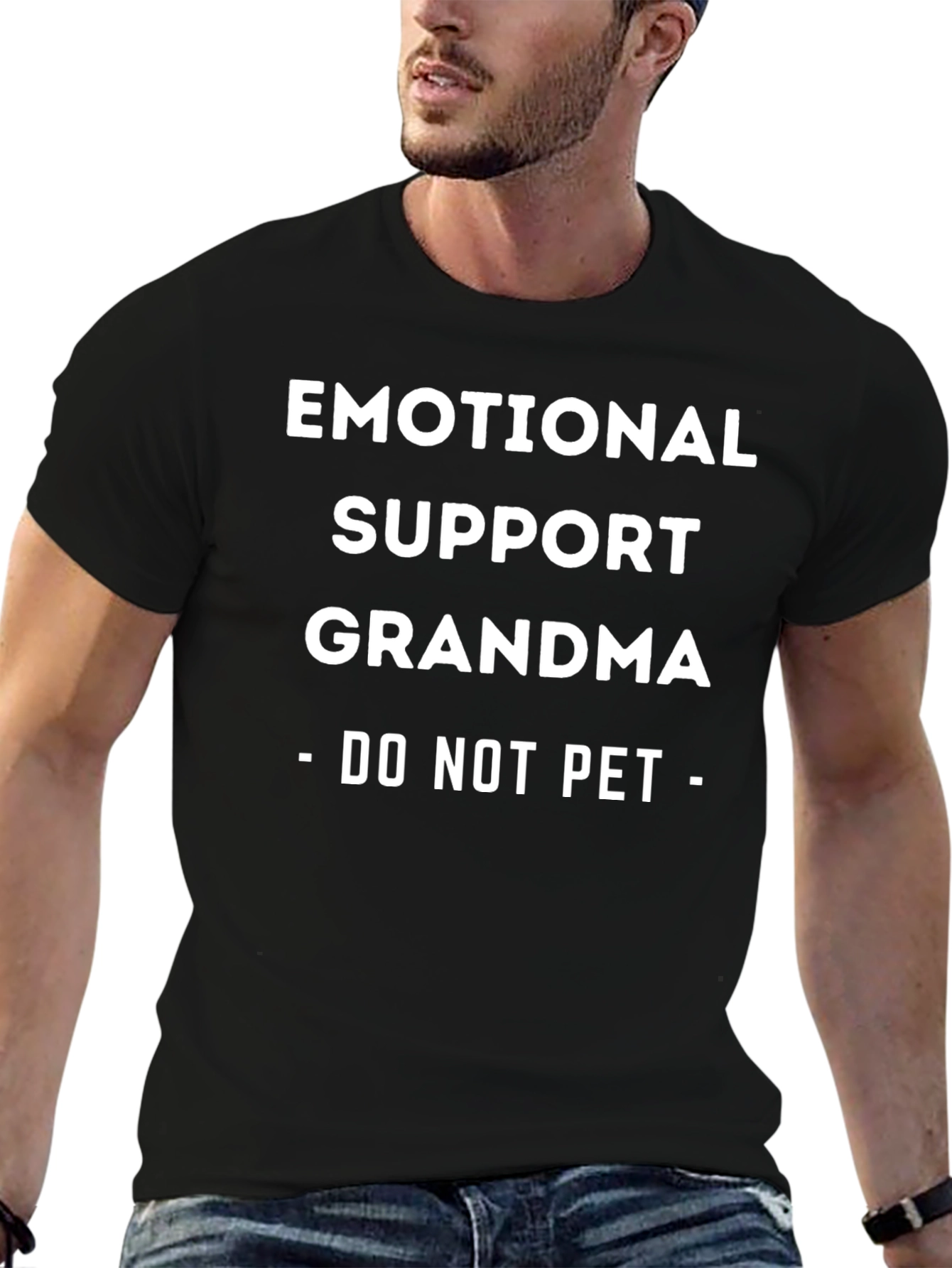 Emotional Support Grandma T-Shirt - Do Not Pet