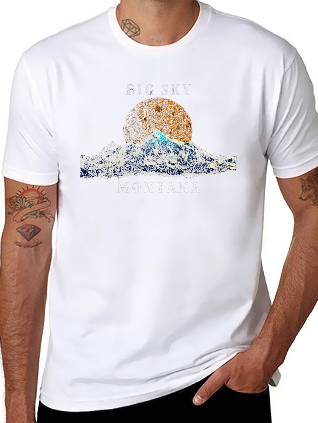 Big Sky Montana Graphic Tee - Black