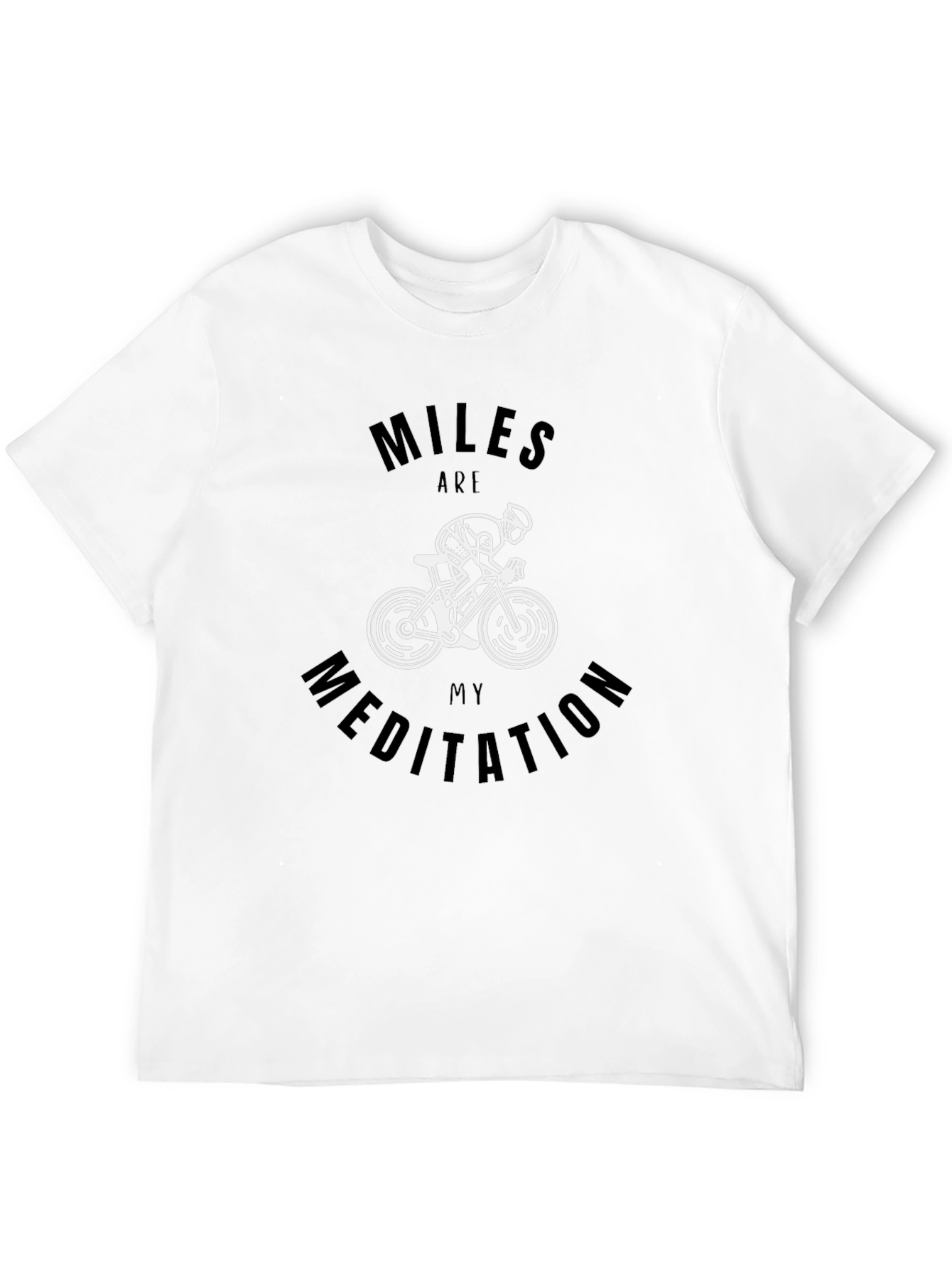 Miles are My Meditation Cycling T-Shirt