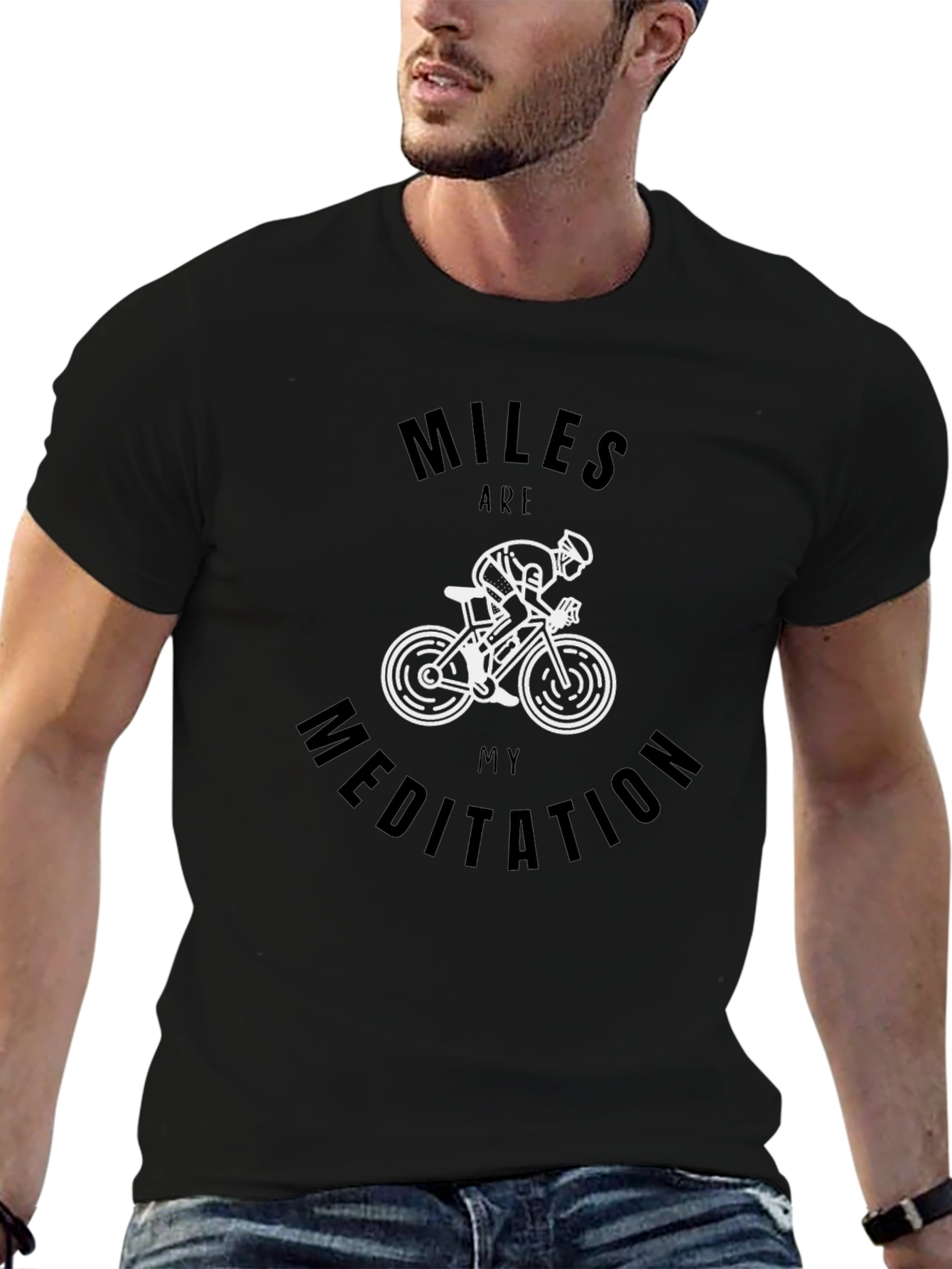 Miles are My Meditation Cycling T-Shirt