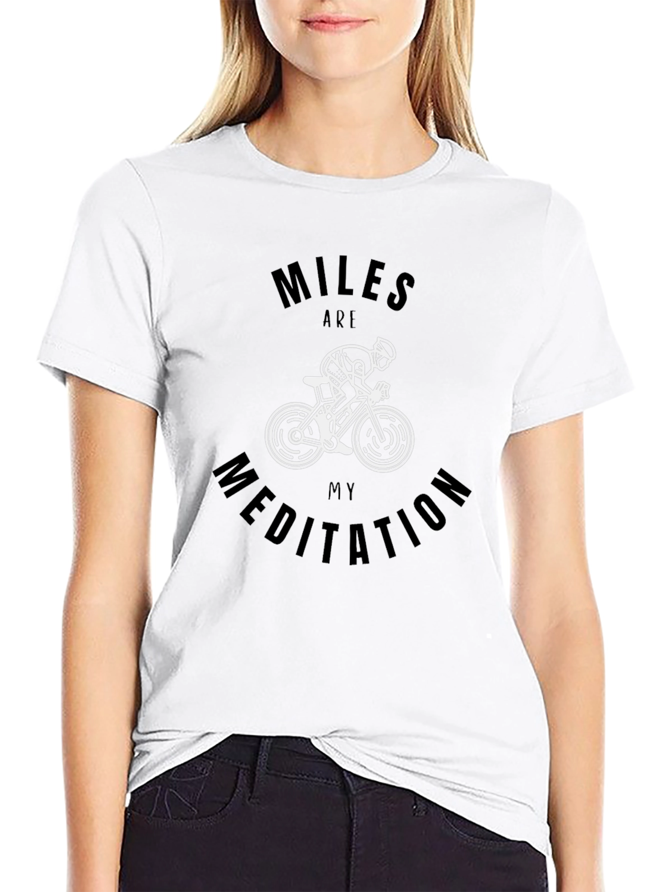 Miles are My Meditation Cycling T-Shirt