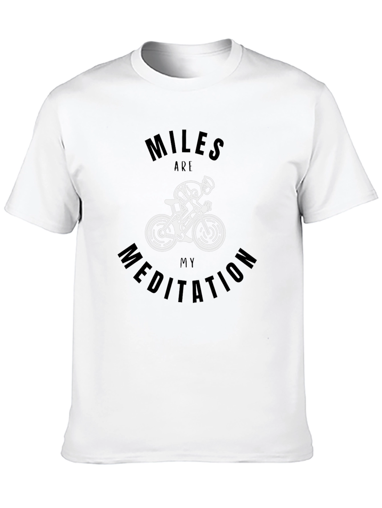 Miles are My Meditation Cycling T-Shirt