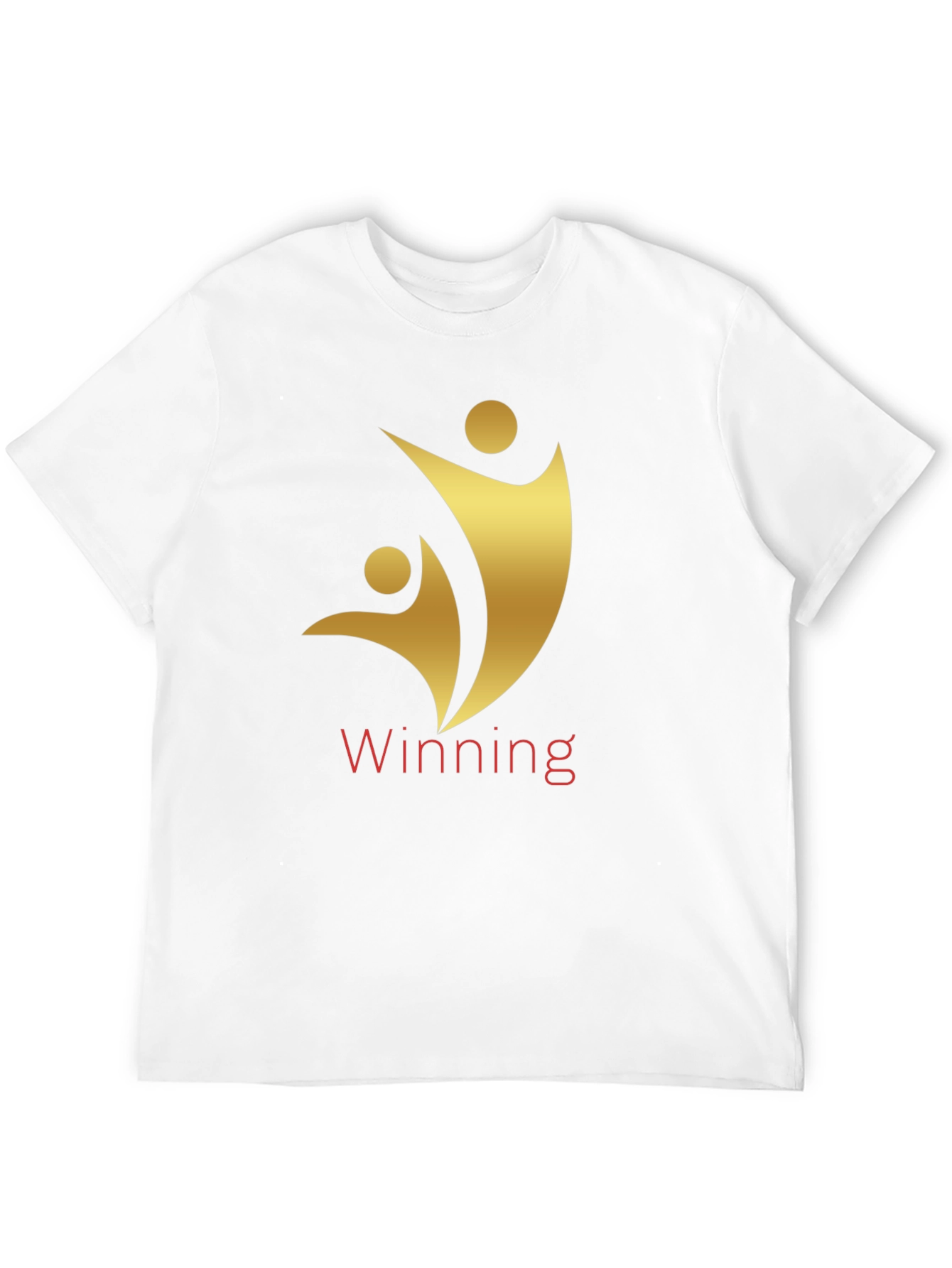 Winning Graphic Tee - Gold on Black
